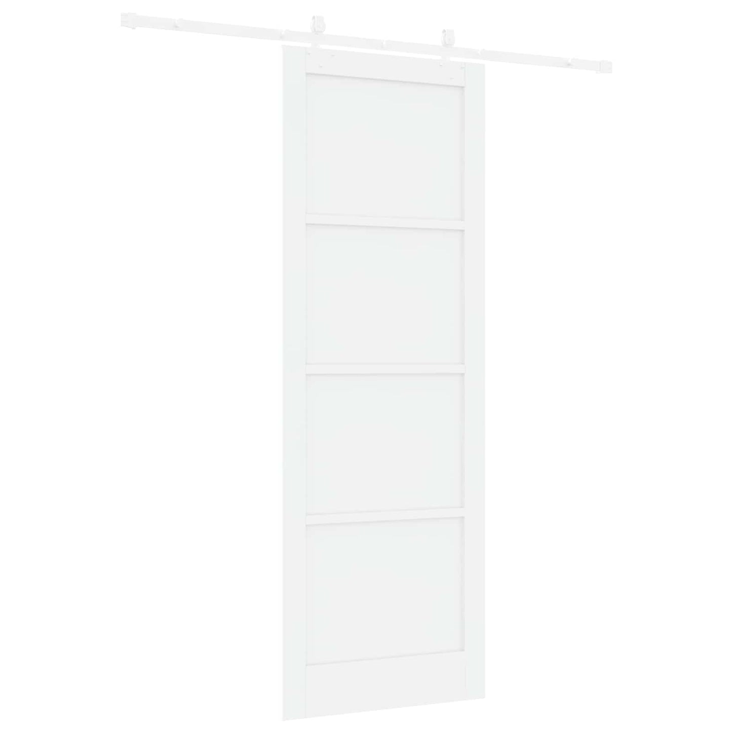 Csúszó ajtó Fehér 83 x 232 cm Tömör Fenyőfa