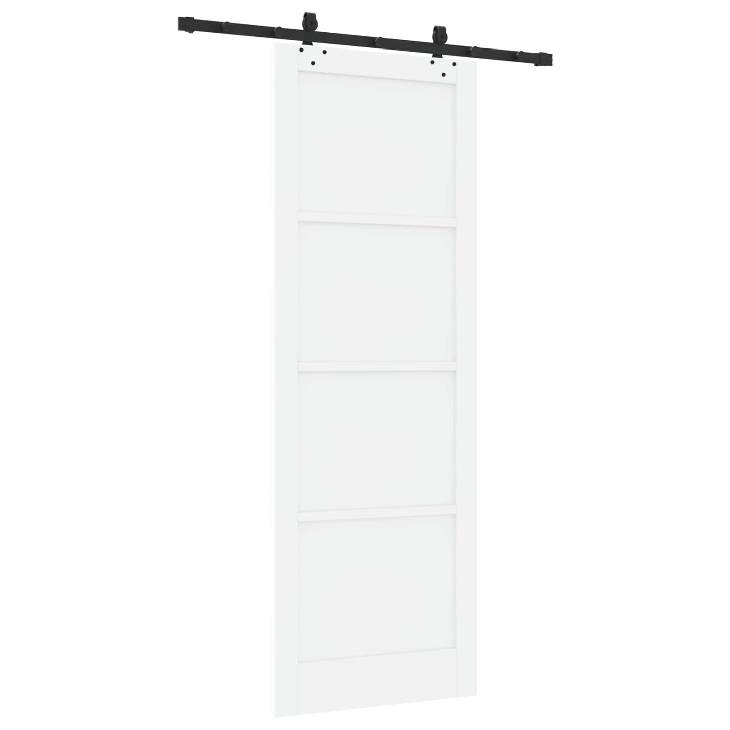 Csúszó ajtó ORKDAL 83 x 232 cm Tömör Fenyőfa Fehér