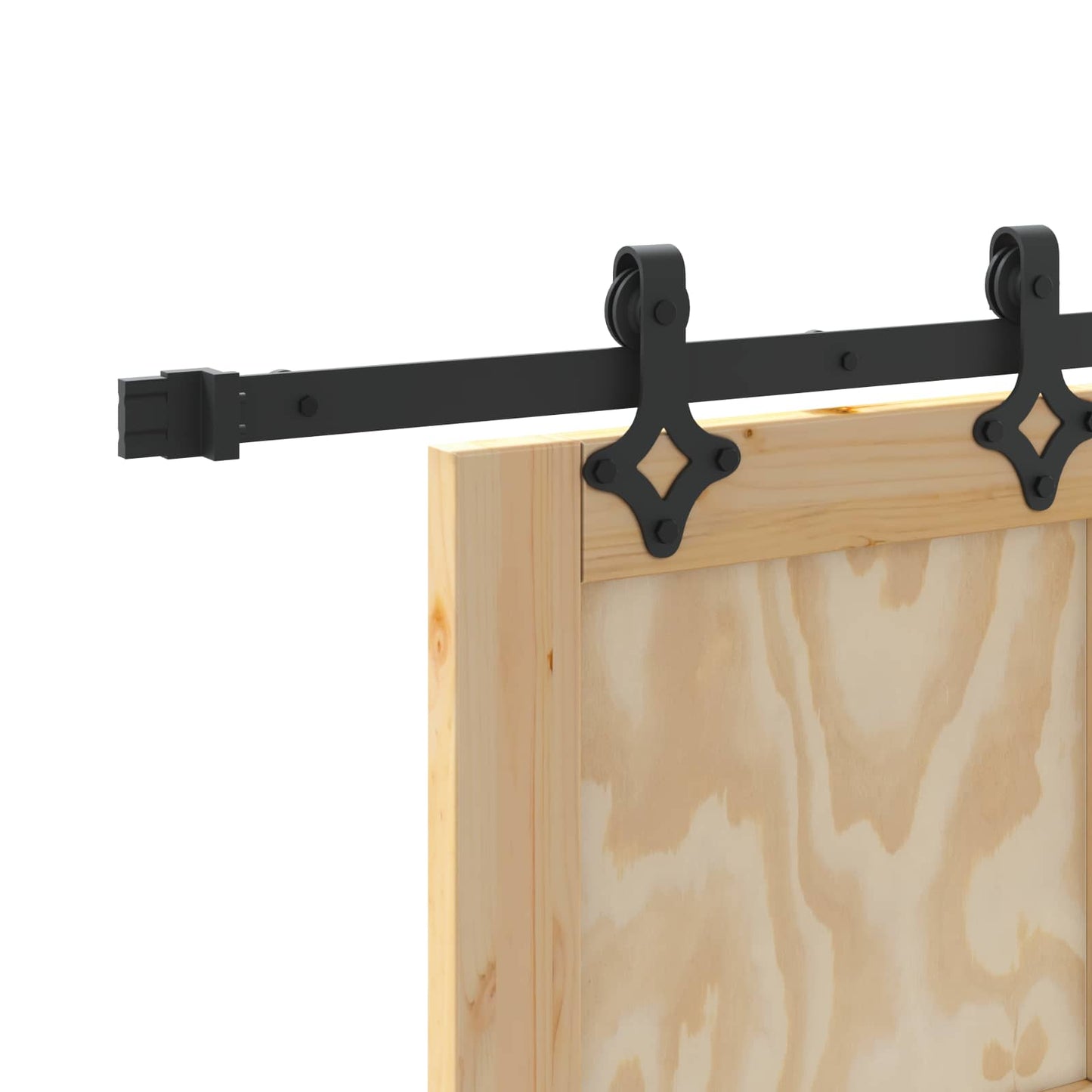 Csúszó ajtó ORKDAL 86 x 198,5 cm Tömör Fenyőfa Természetes
