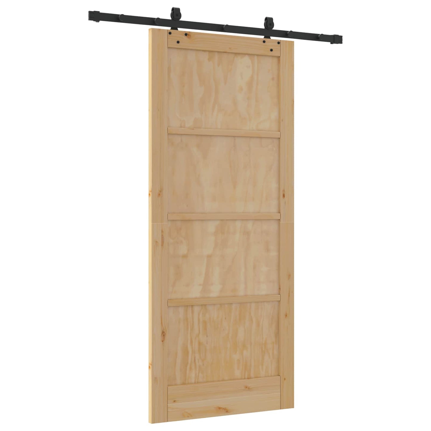 Csúszó ajtó ORKDAL 86 x 198,5 cm Tömör Fenyőfa Természetes
