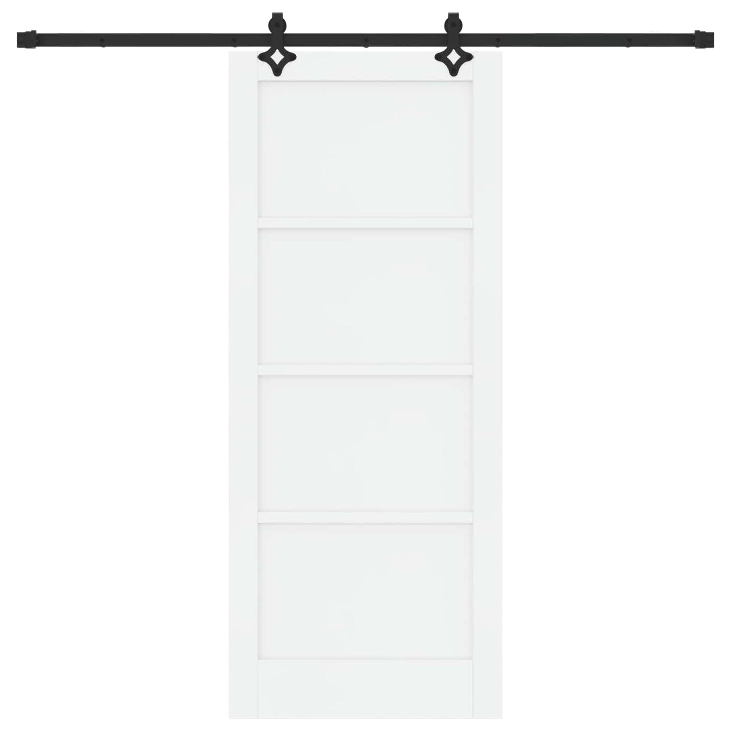 Csúszó ajtó ORKDAL Fehér 83 x 202 cm Tömör Fenyőfa