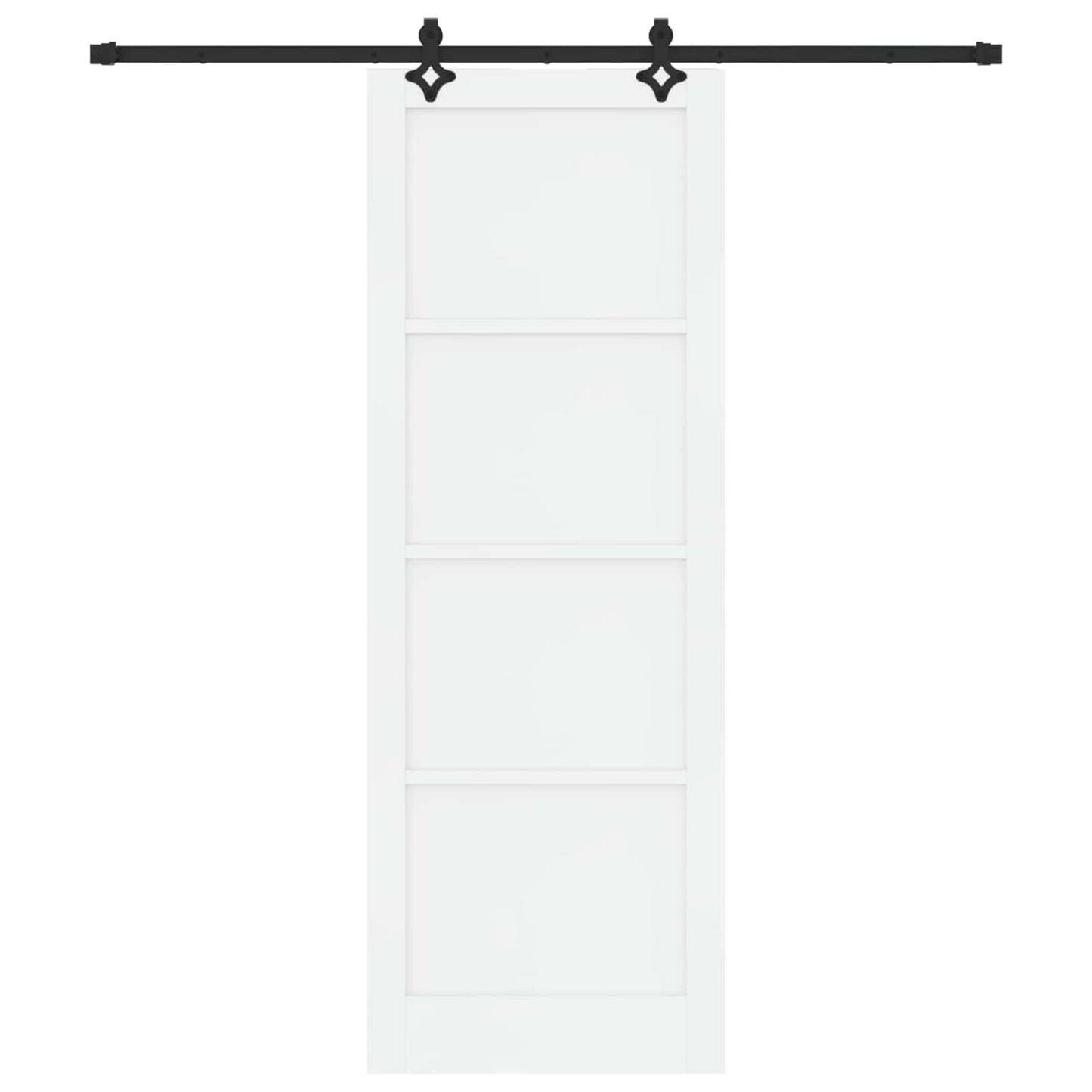 Csúszó ajtó ORKDAL Fehér 83 x 232 cm Tömör Fenyőfa