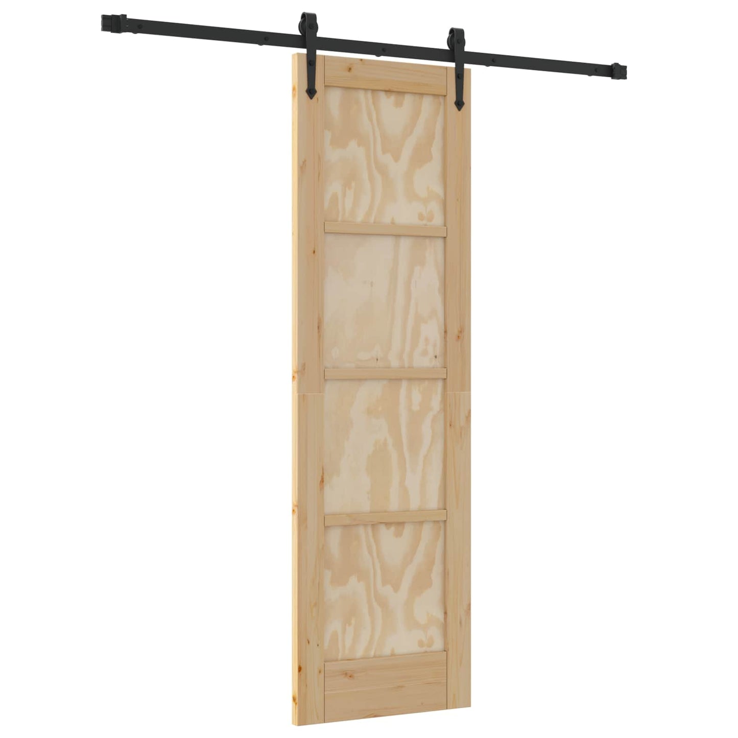 Csúszó ajtó ORKDAL Természetes és Fekete 61 x 198,5 cm