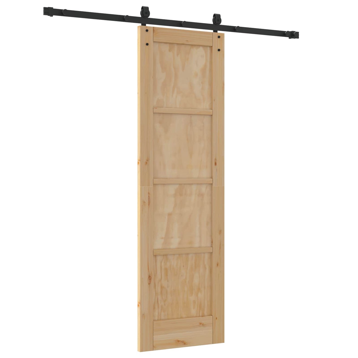Csúszó ajtó ORKDAL Természetes és Fekete 61 x 198,5 cm