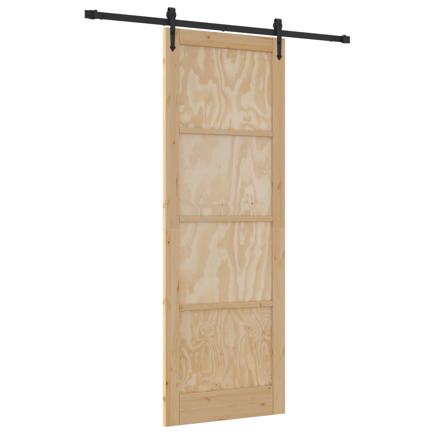 Csúszó ajtó ORKDAL Természetes és Fekete 83 x 232 cm