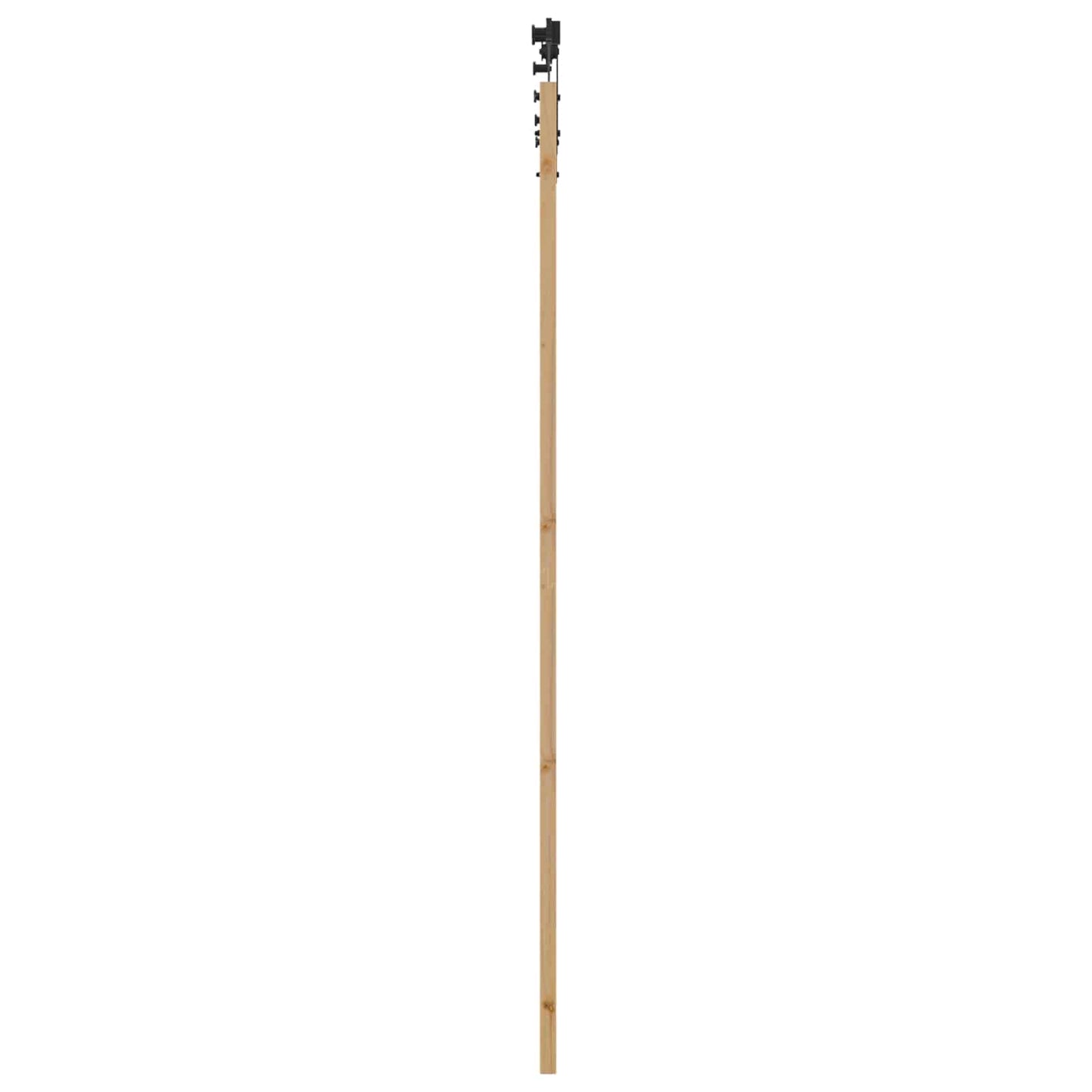 Csúszó ajtó ORKDAL Természetes és Fekete 83 x 232 cm