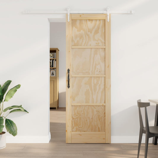 Csúszó ajtó ORKDAL Természetes és Fehér 73,5 x 211 cm