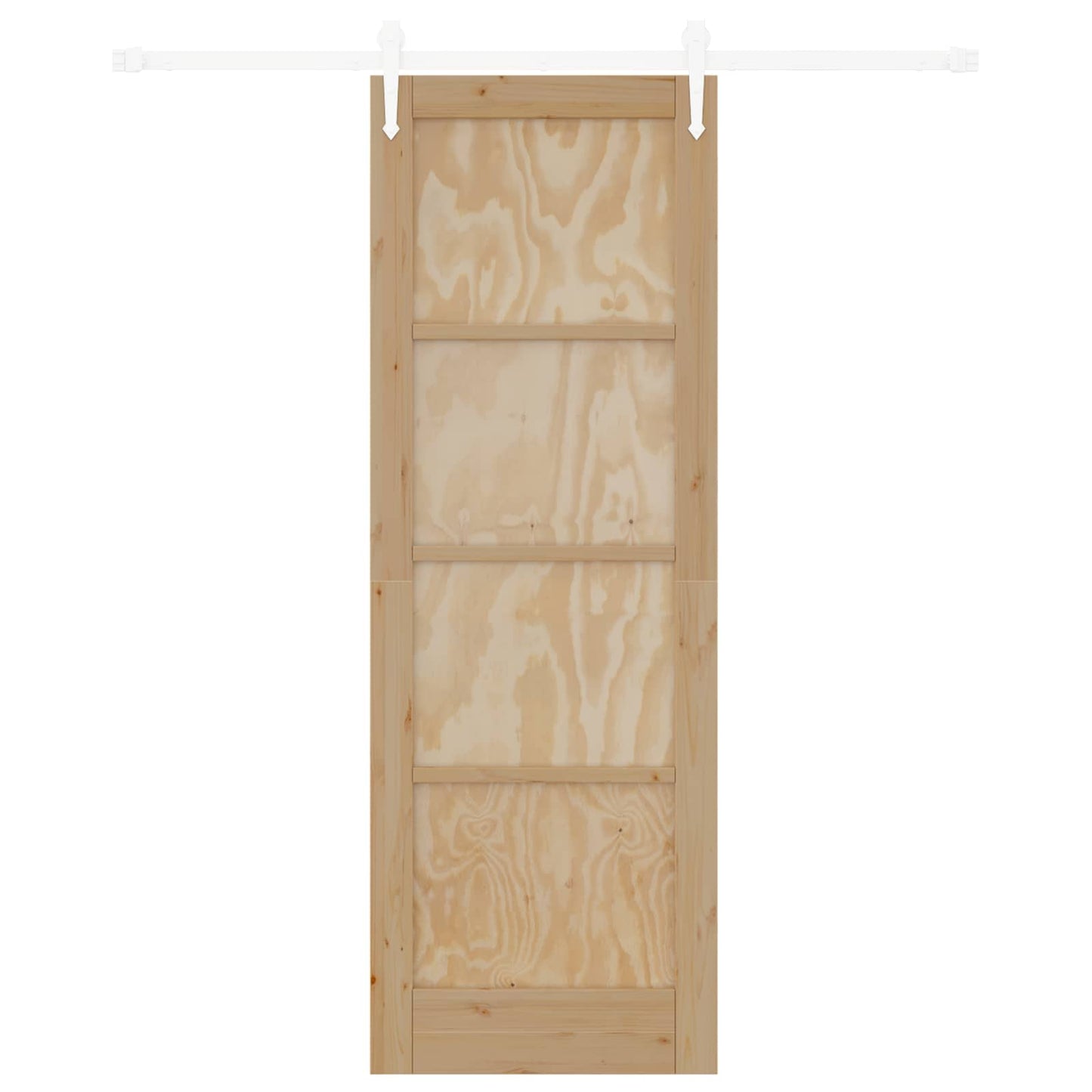 Csúszó ajtó ORKDAL Természetes és Fehér 73,5 x 211 cm