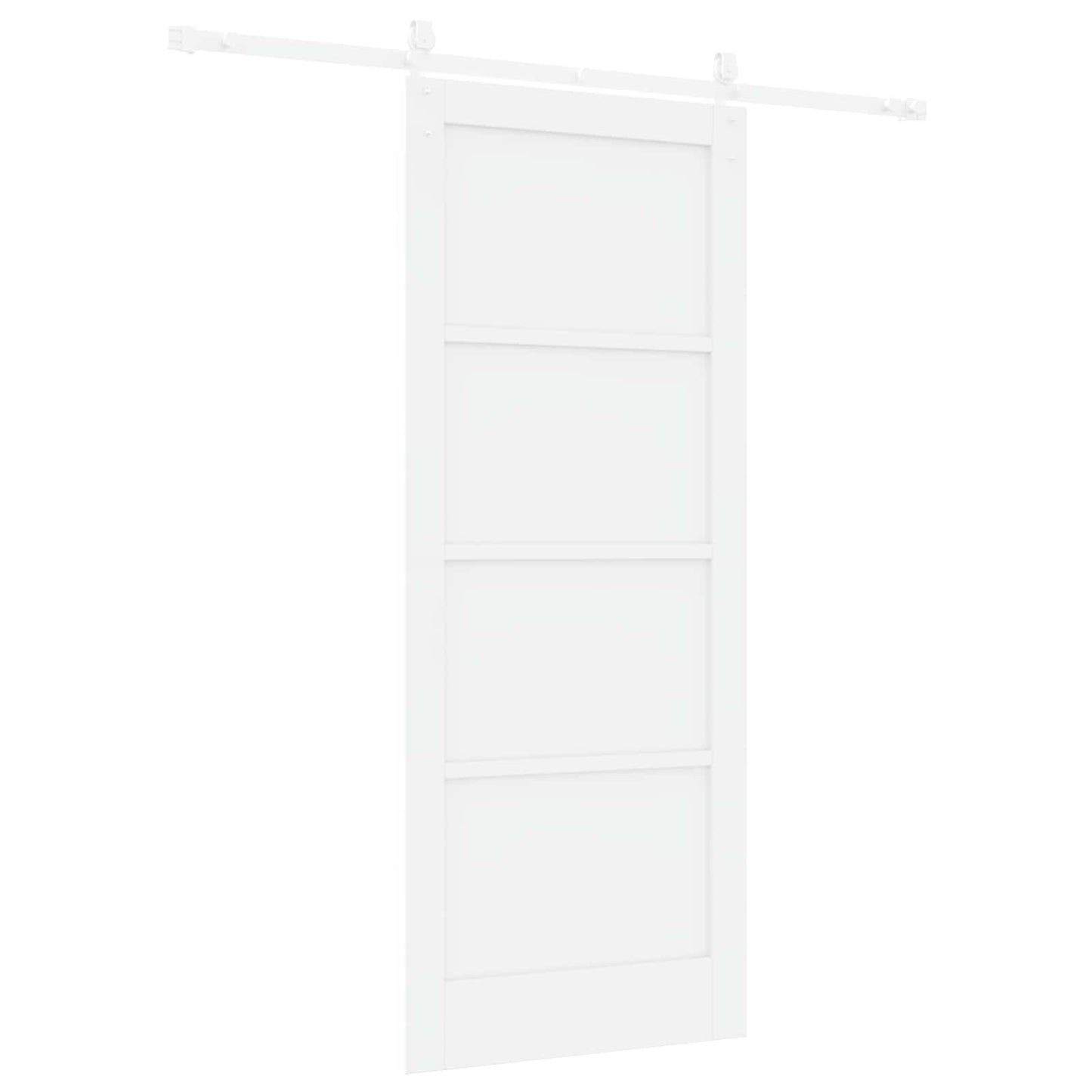 Csúszó ajtó ORKDAL Fehér 83 x 202 cm Tömör Fenyőfa