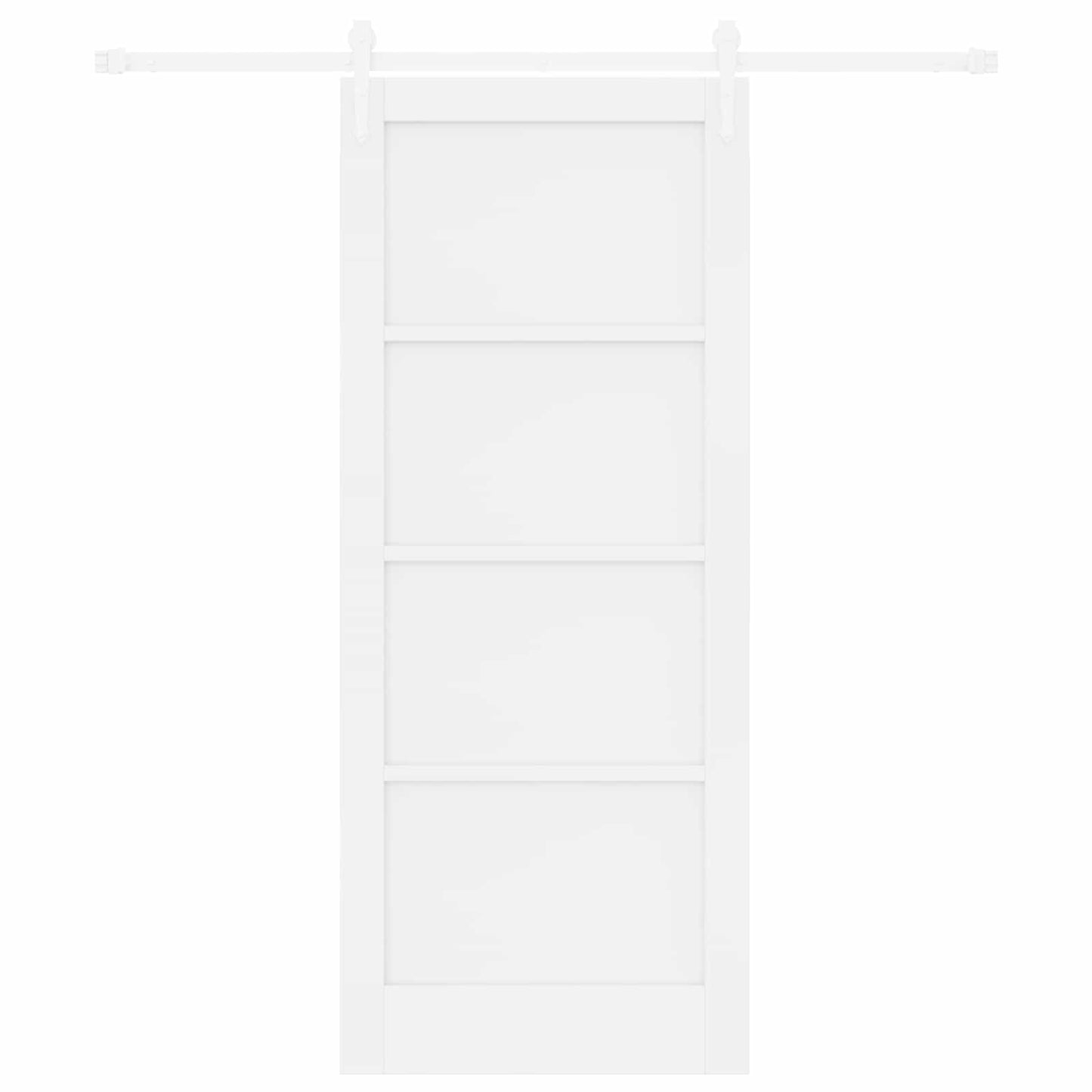 Csúszó ajtó ORKDAL Fehér 83 x 202 cm Tömör Fenyőfa