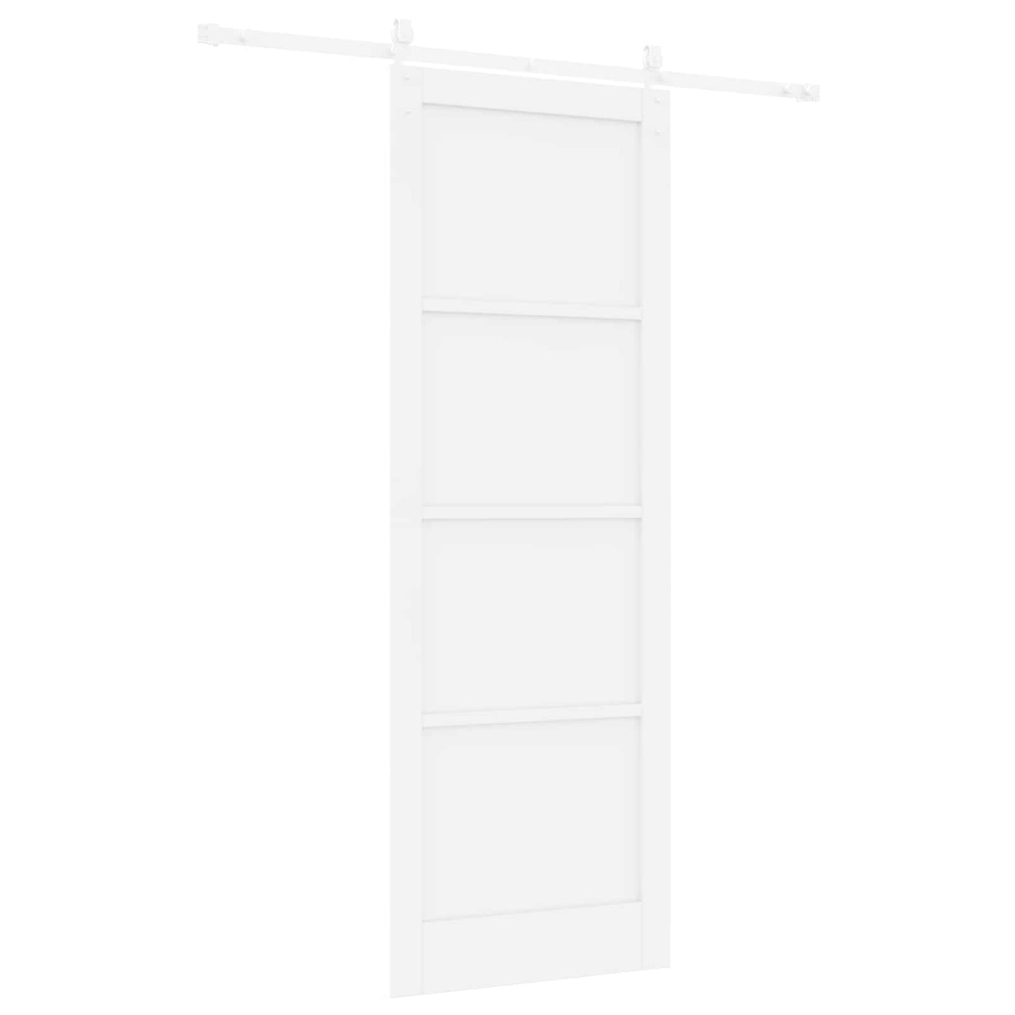 Csúszó ajtó ORKDAL Fehér 83 x 232 cm Tömör Fenyőfa
