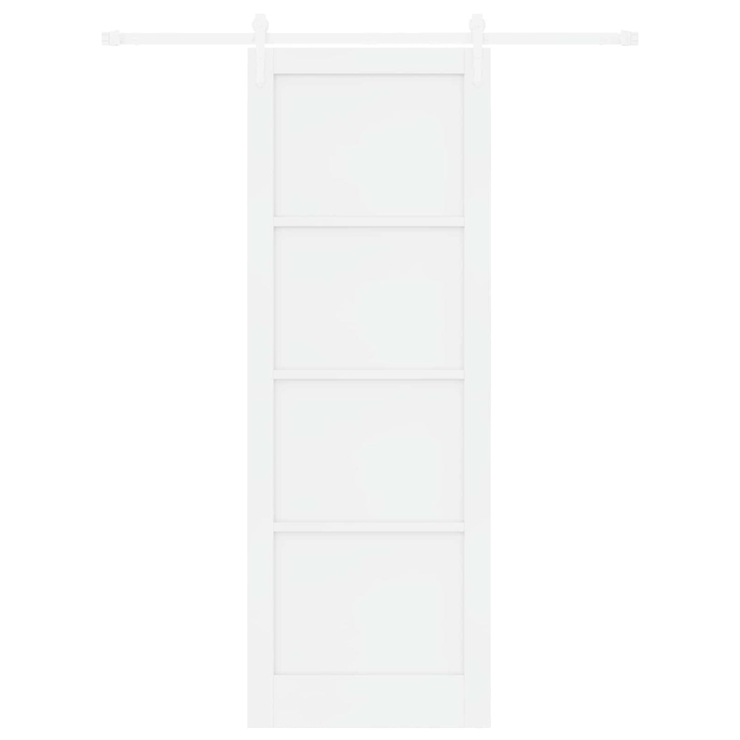 Csúszó ajtó ORKDAL Fehér 83 x 232 cm Tömör Fenyőfa