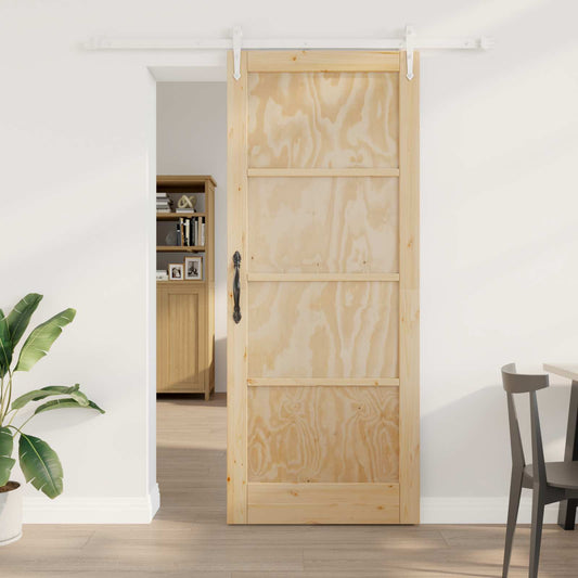 Csúszó ajtó ORKDAL Természetes és Fehér 86 x 211 cm
