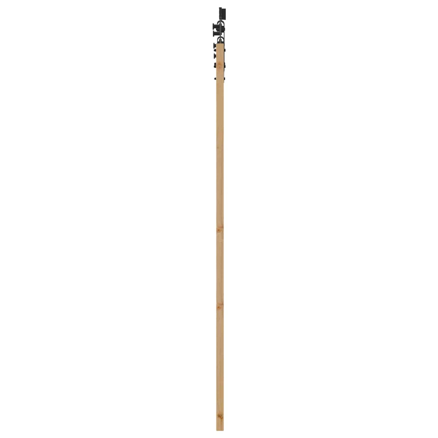 Csúszó ajtó ORKDAL Természetes és Fekete 61 x 198,5 cm
