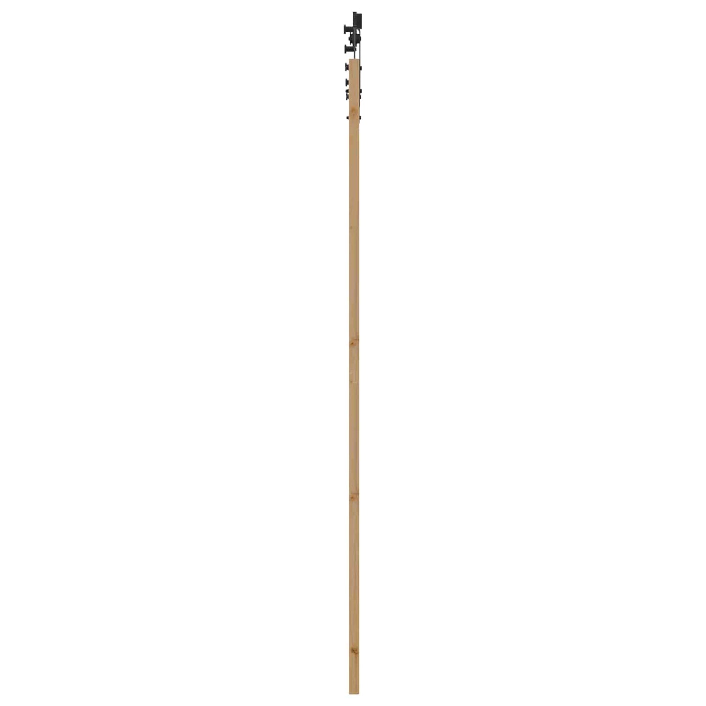 Csúszó ajtó ORKDAL Természetes és Fekete 83 x 232 cm