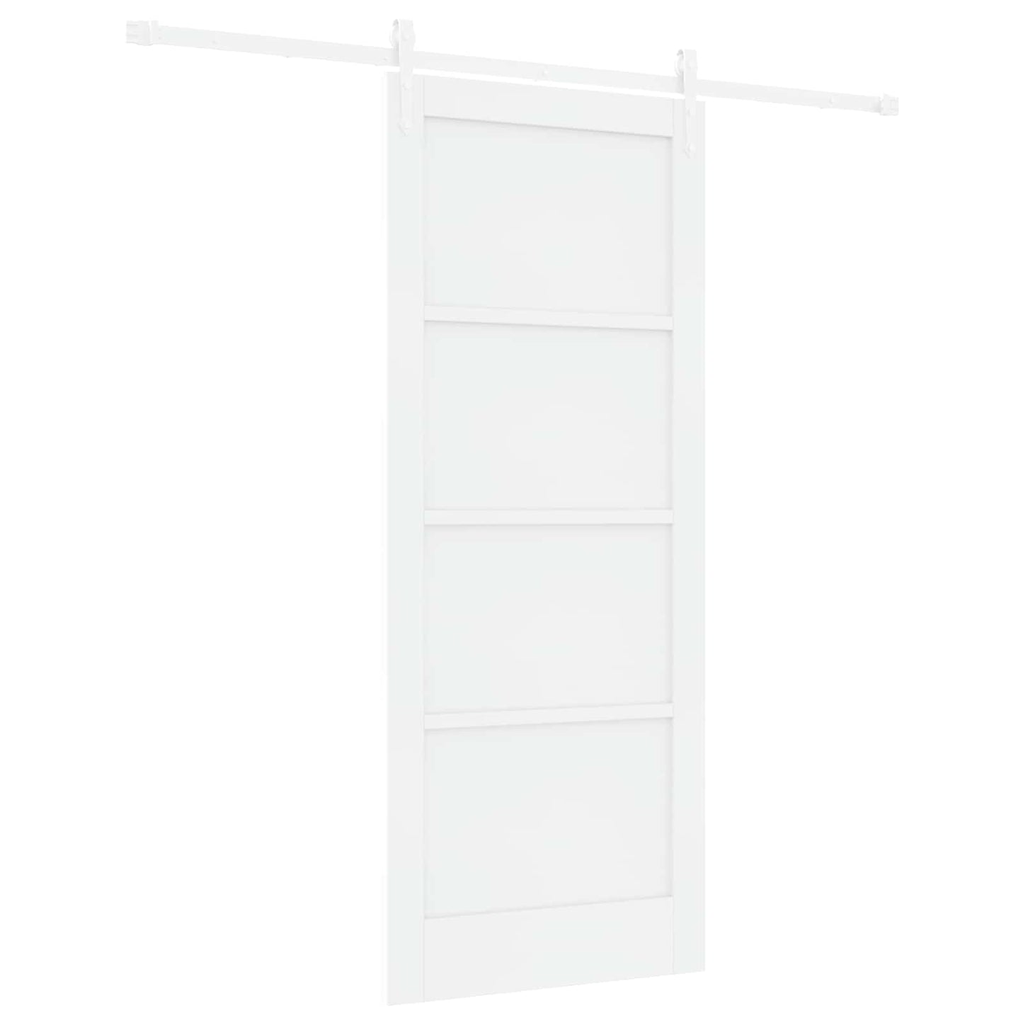 Csúszó ajtó ORKDAL Fehér 83 x 202 cm Tömör Fenyőfa