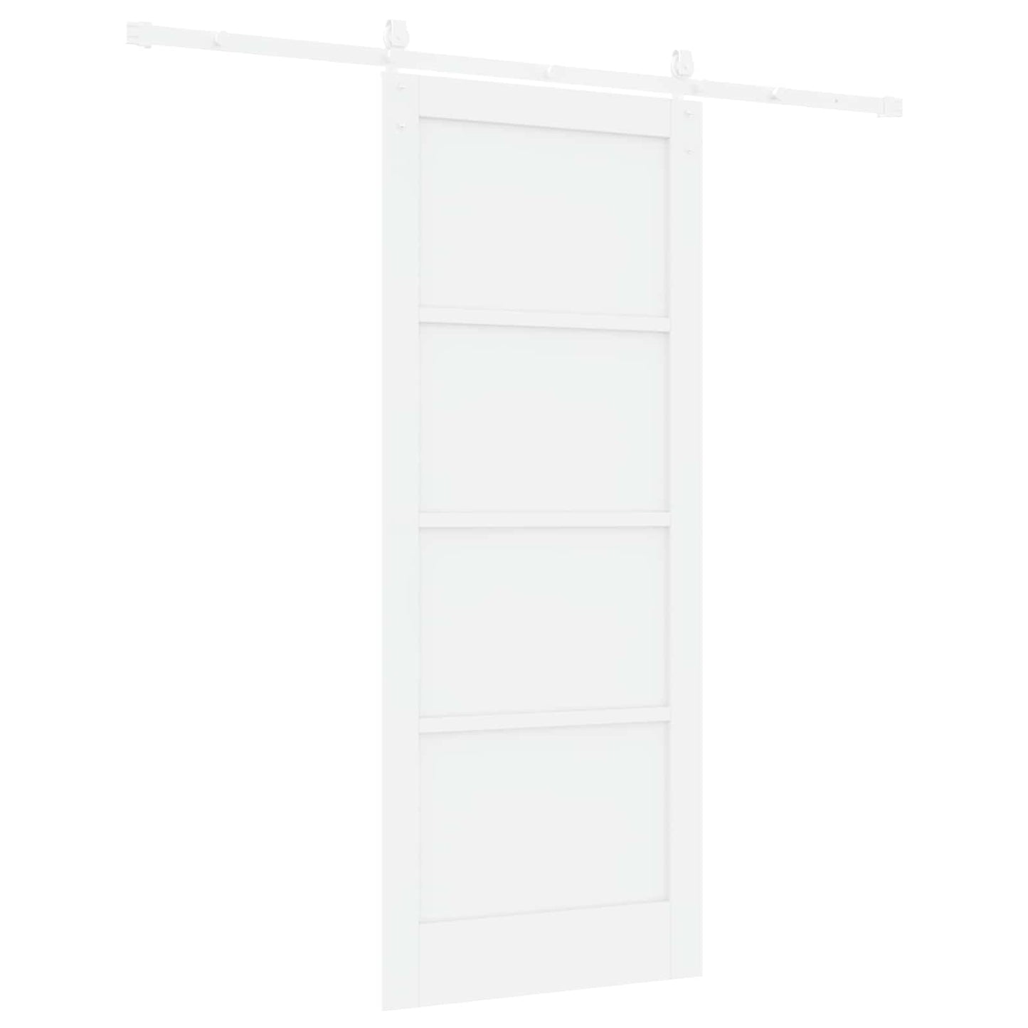 Csúszó ajtó ORKDAL Fehér 83 x 202 cm Tömör Fenyőfa