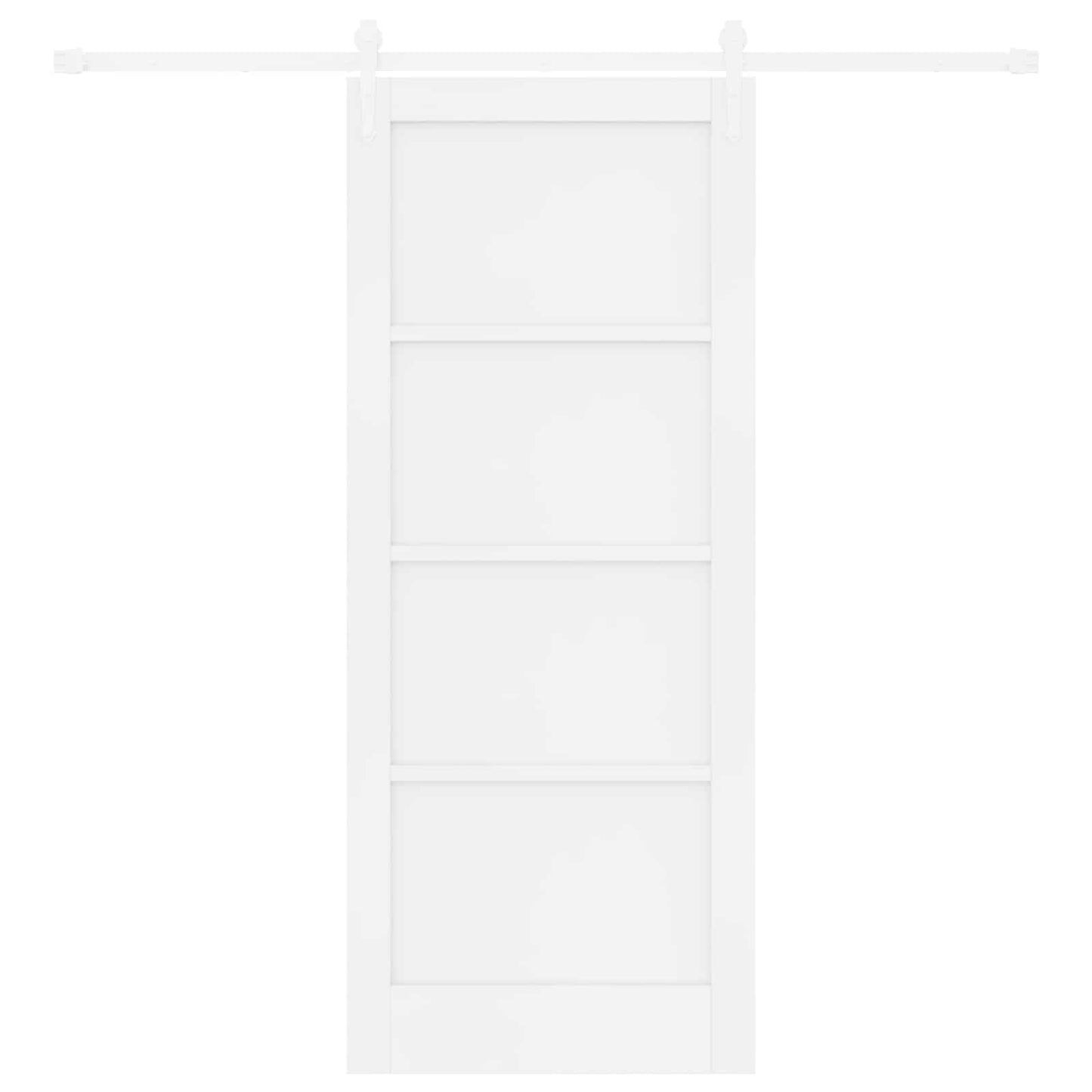 Csúszó ajtó ORKDAL Fehér 83 x 202 cm Tömör Fenyőfa