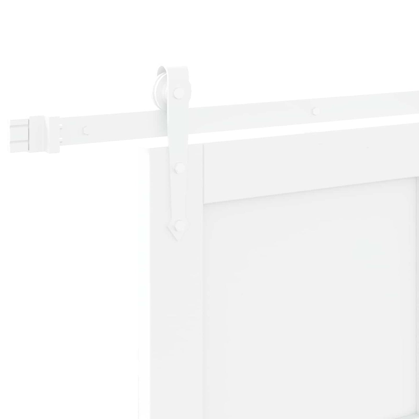Csúszó ajtó ORKDAL Fehér 83 x 232 cm Tömör Fenyőfa
