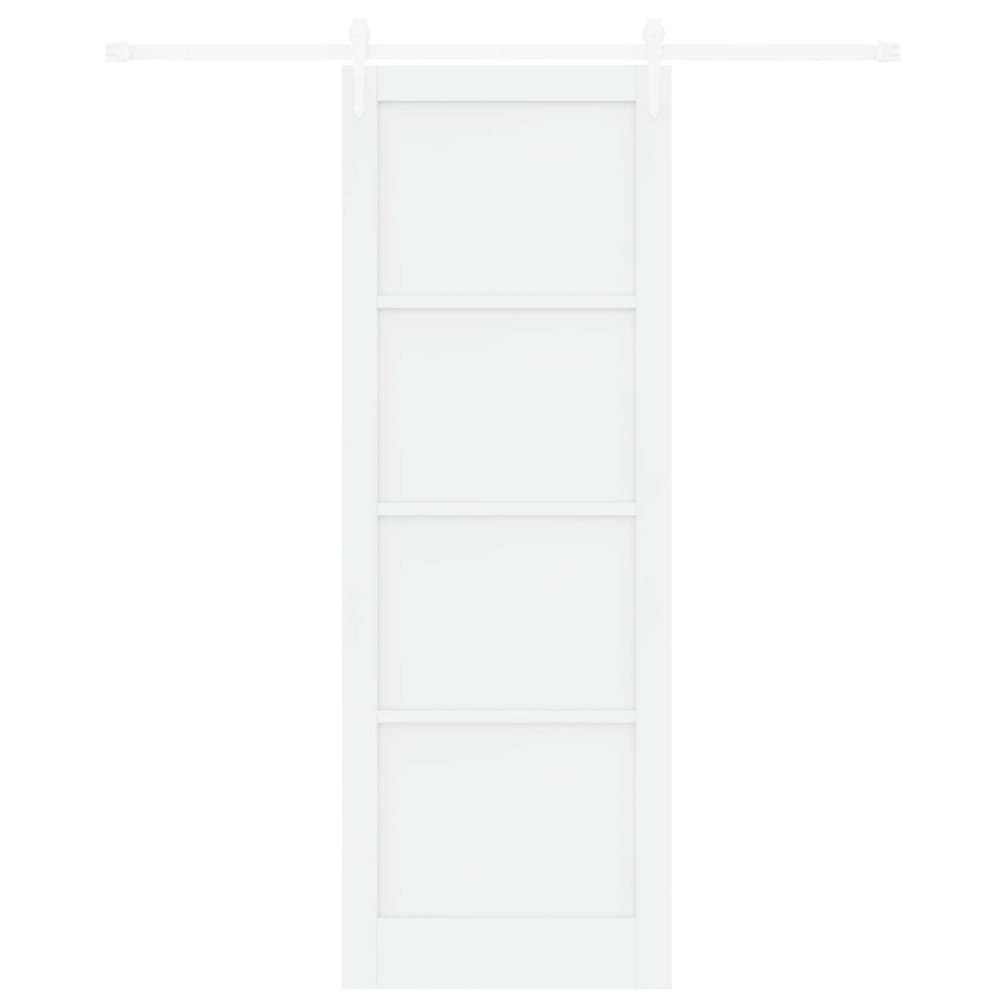 Csúszó ajtó ORKDAL Fehér 83 x 232 cm Tömör Fenyőfa