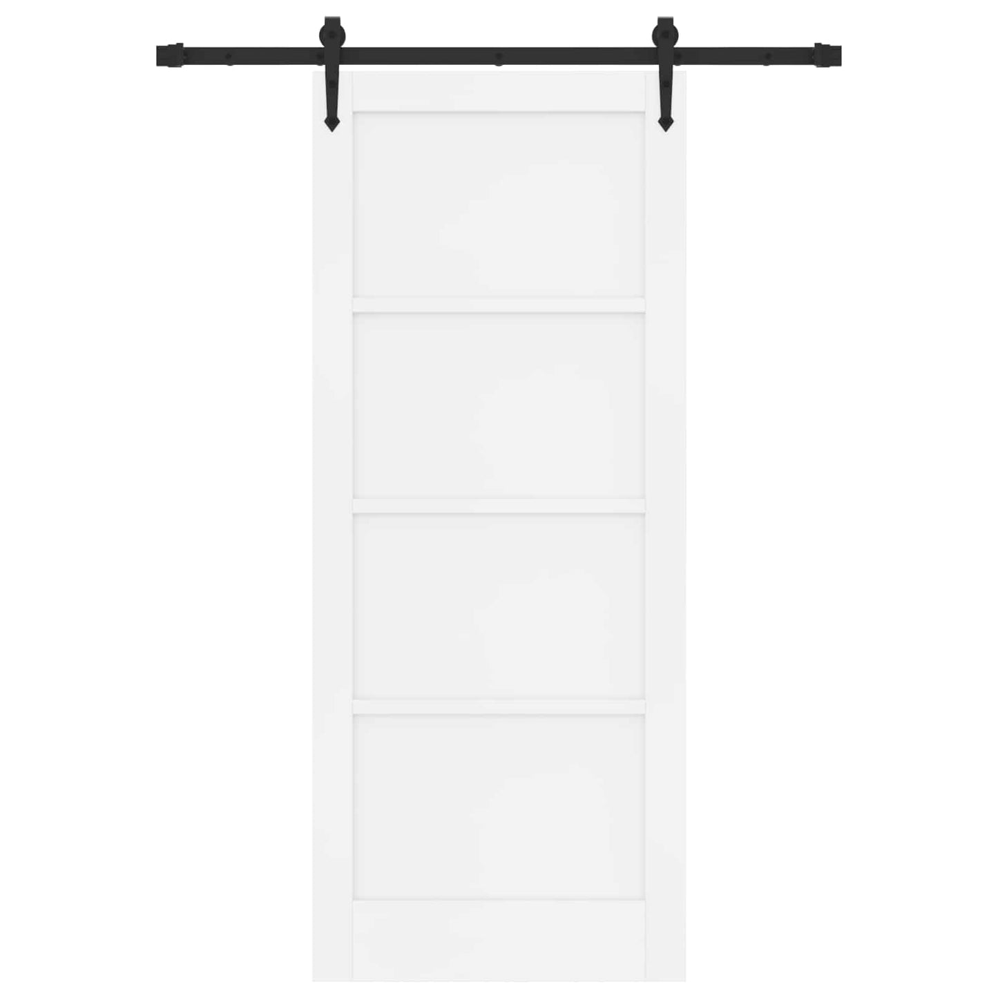 Csúszó ajtó ORKDAL Fehér 83 x 202 cm Tömör Fenyőfa