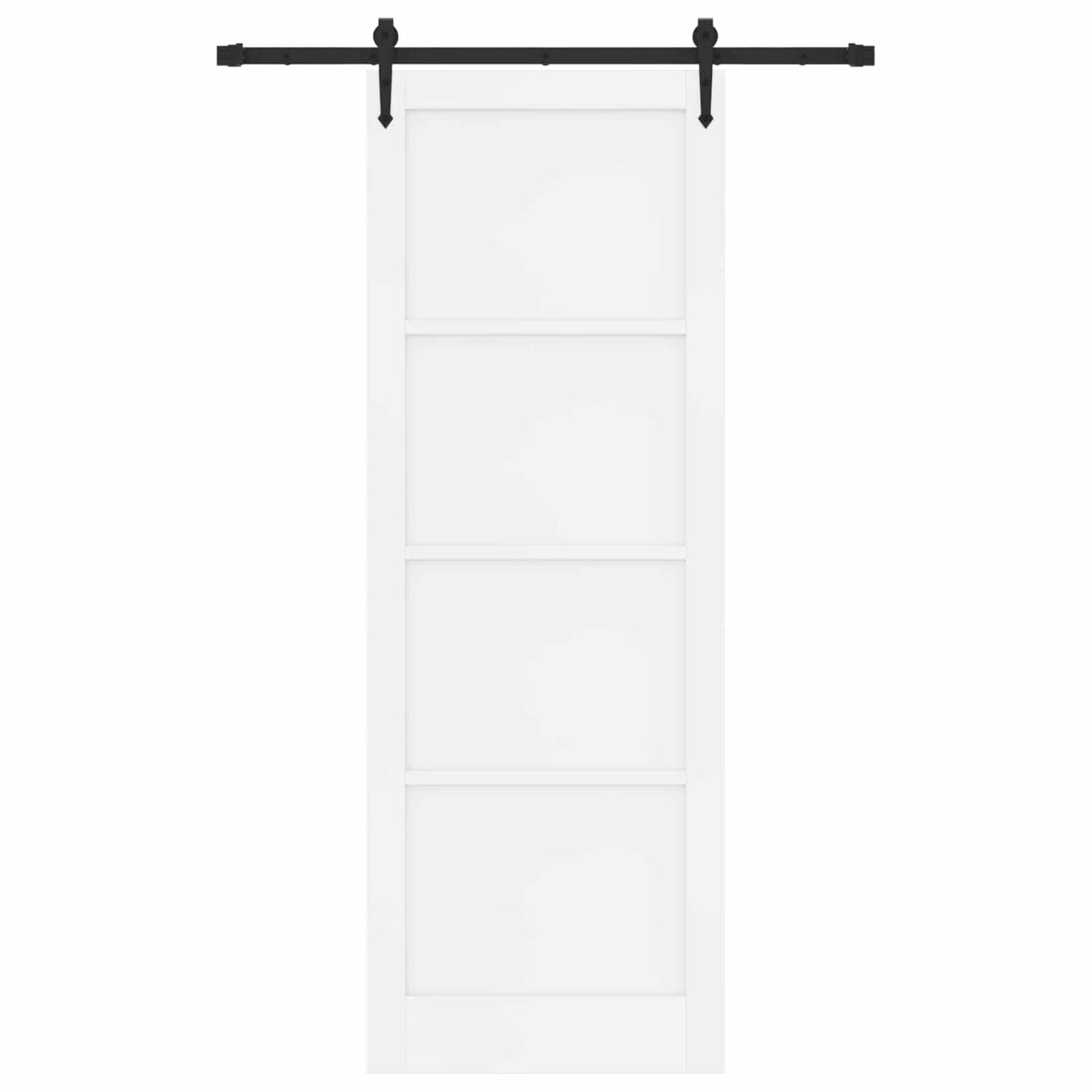 Csúszó ajtó ORKDAL Fehér 83 x 232 cm Tömör Fenyőfa