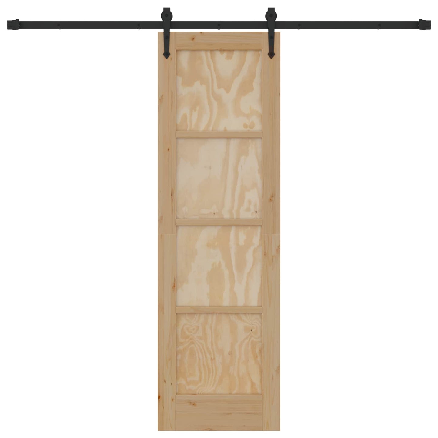 Csúszó ajtó ORKDAL Természetes 61 x 198,5 cm Tömör Fenyőfa