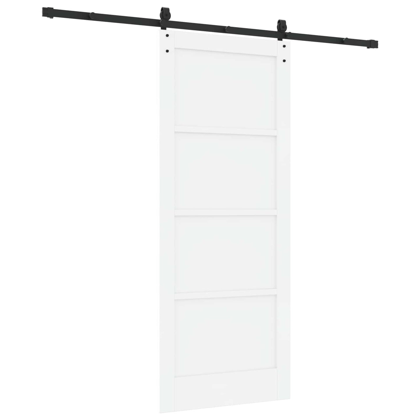 Csúszó ajtó ORKDAL Fehér 83 x 202 cm Tömör Fenyőfa