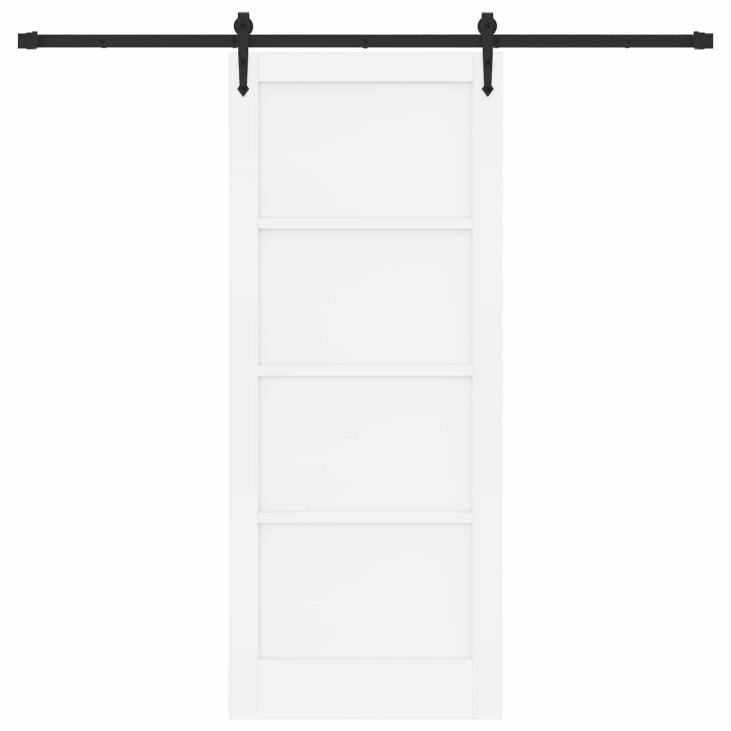 Csúszó ajtó ORKDAL Fehér 83 x 202 cm Tömör Fenyőfa