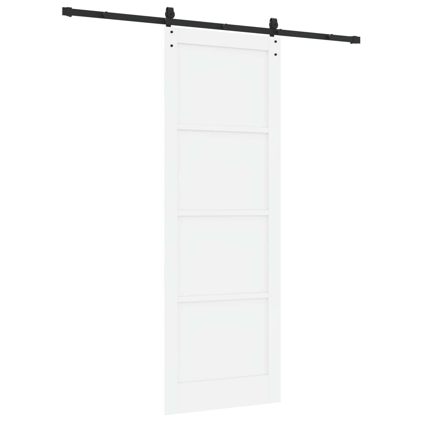 Csúszó ajtó ORKDAL Fehér 83 x 232 cm Tömör Fenyőfa