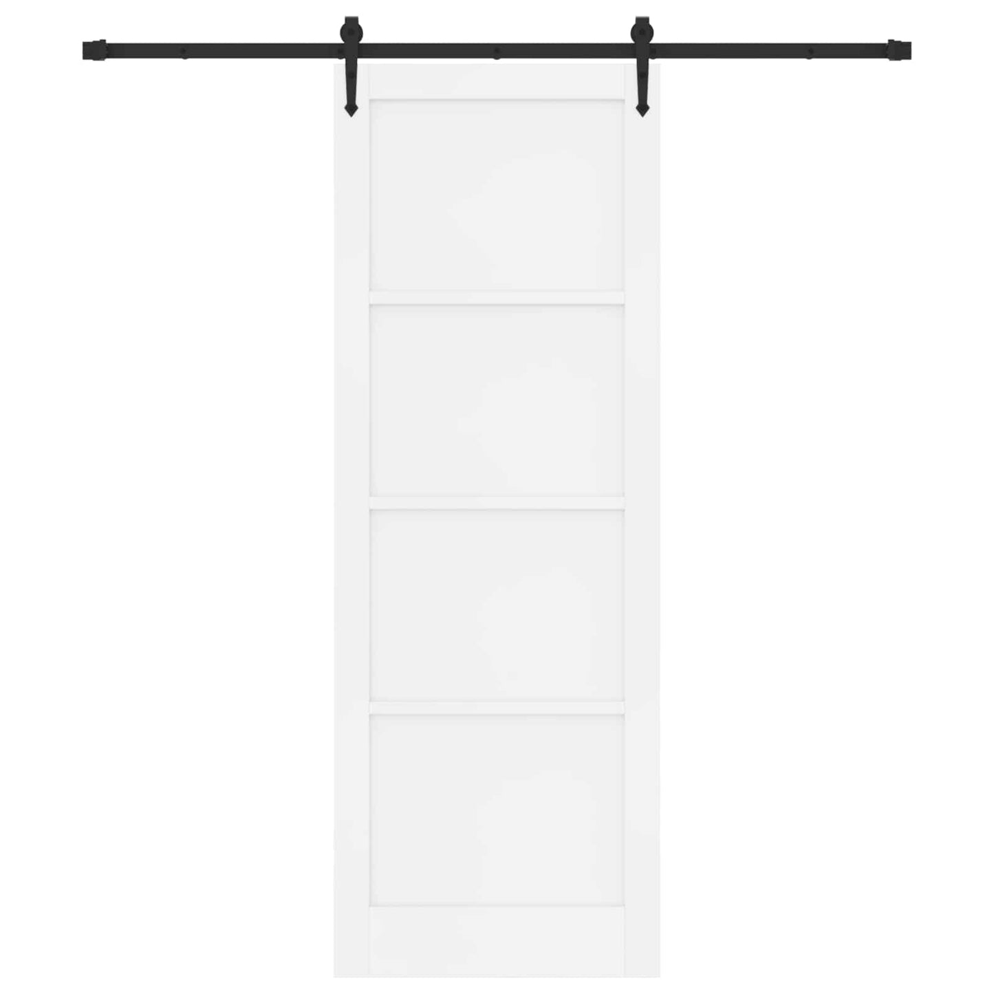 Csúszó ajtó ORKDAL Fehér 83 x 232 cm Tömör Fenyőfa