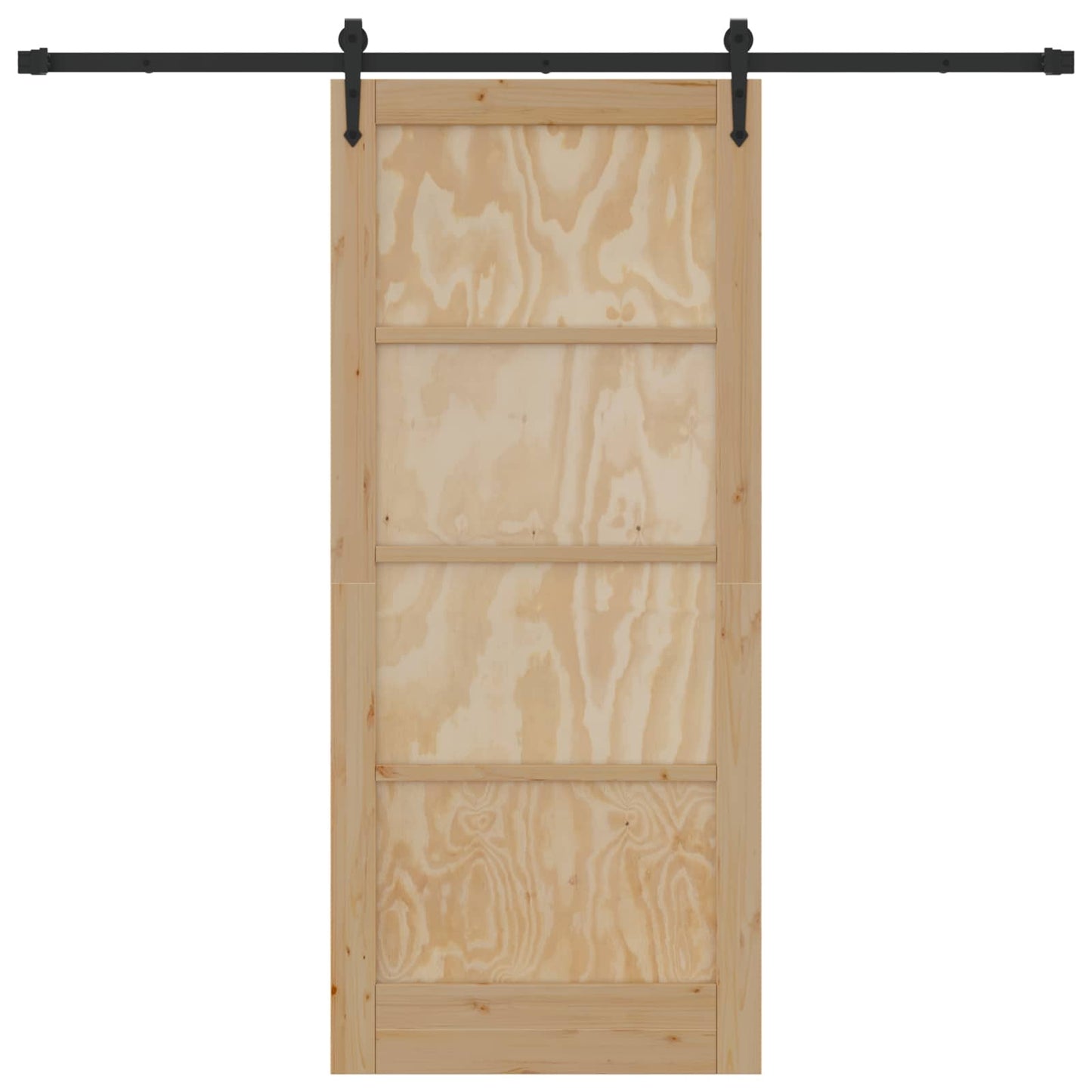 Csúszó ajtó ORKDAL Természetes 86 x 198,5 cm Tömör Fenyőfa