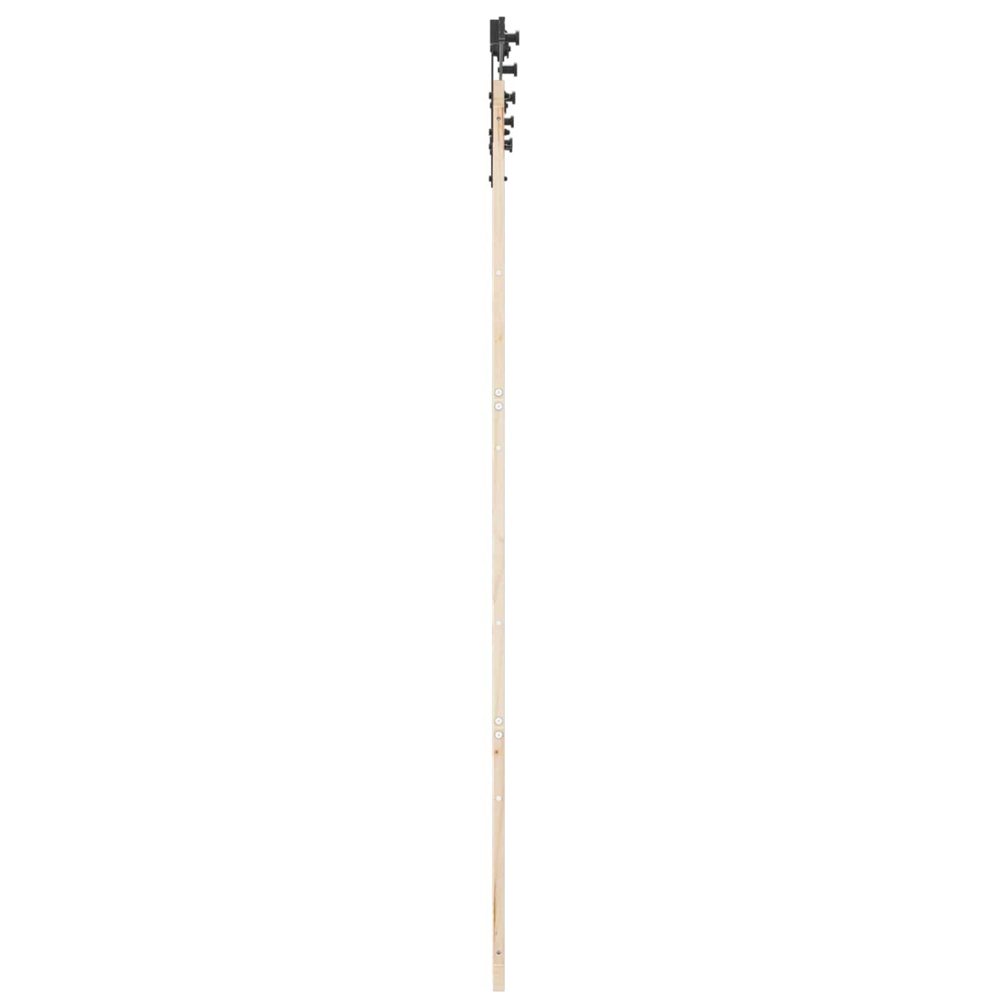 Csúszó ajtó Természetes 80 x 208 cm Tömör Fenyőfa