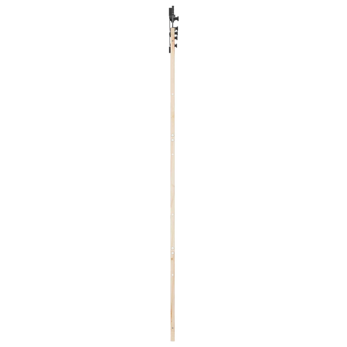 Csúszó ajtó Természetes 80 x 208 cm Tömör Fenyőfa