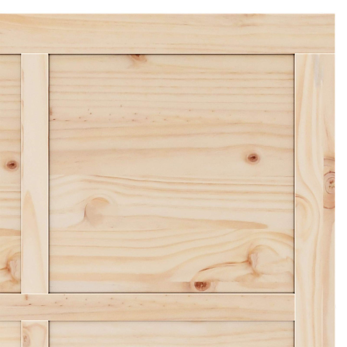 Csúszó ajtó Természetes 80 x 208 cm Tömör Fenyőfa