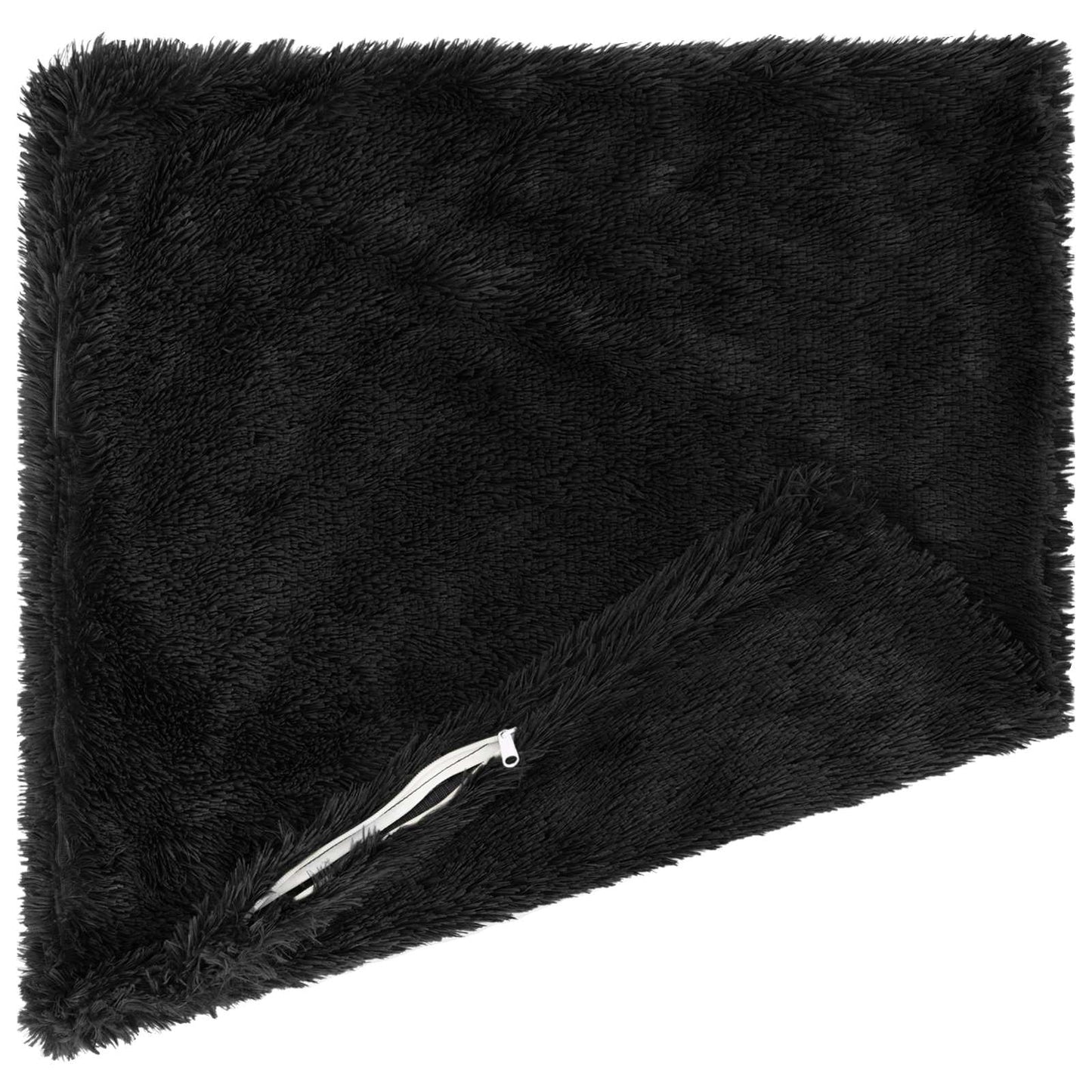 Párna párnával HEERLEN 6 db Fekete PV Mikroplüss