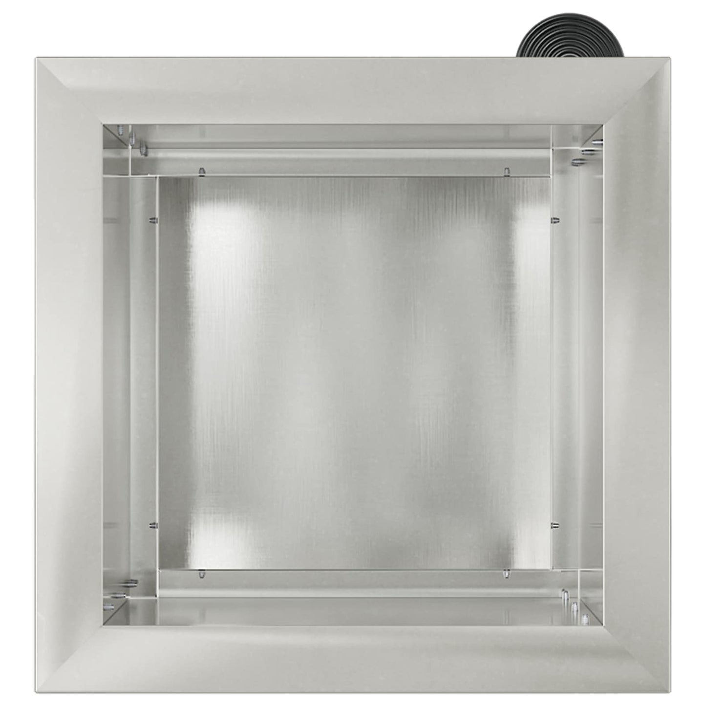 Led-es kerti virágláda 2 db Ezüst 30 x 30 x 30 cm