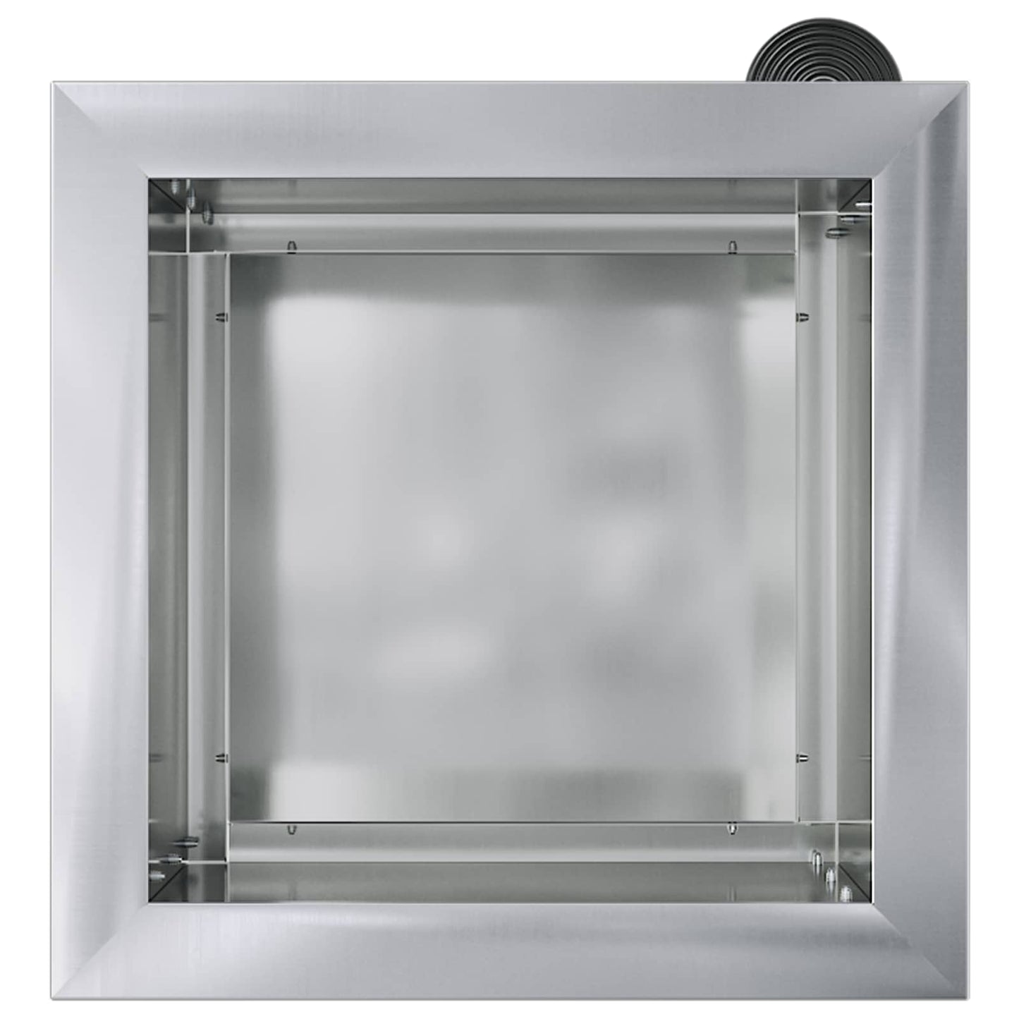 Led-es kerti virágláda Ezüst 30 x 30 x 30 cm Horganyzott Acél