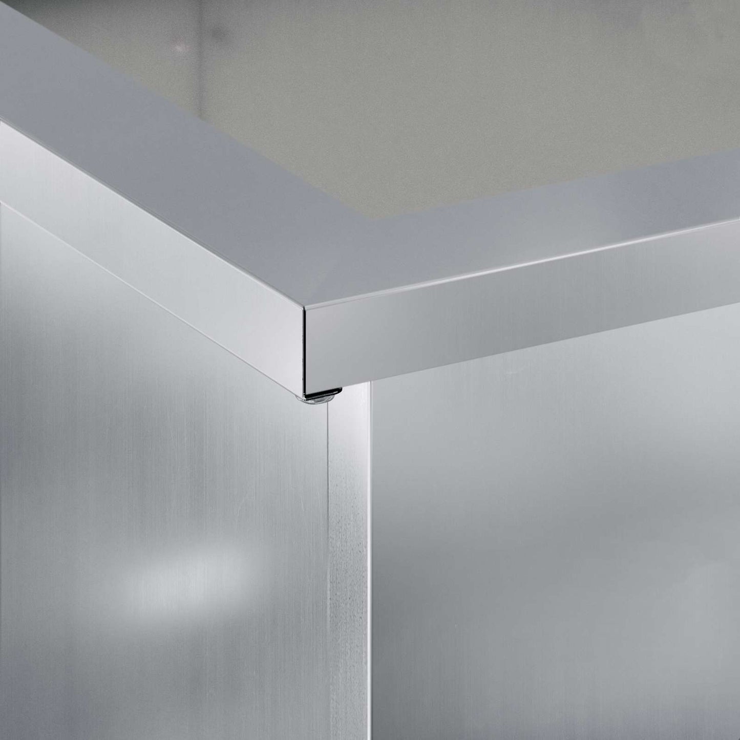 Led-es kerti virágláda 2 db Ezüst 30 x 30 x 30 cm