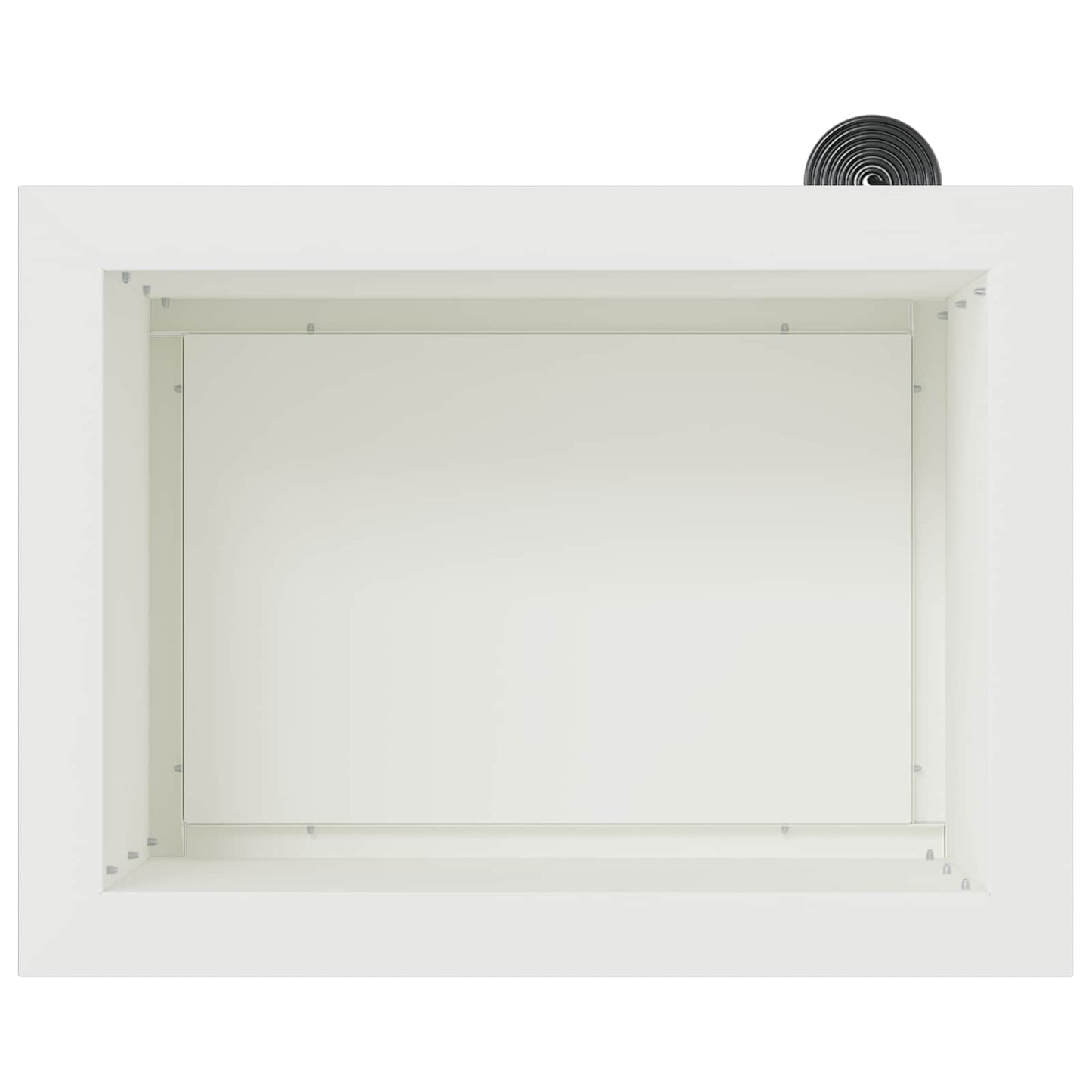 Led-es kerti virágláda Fehér 30 x 40 x 30 cm Acél