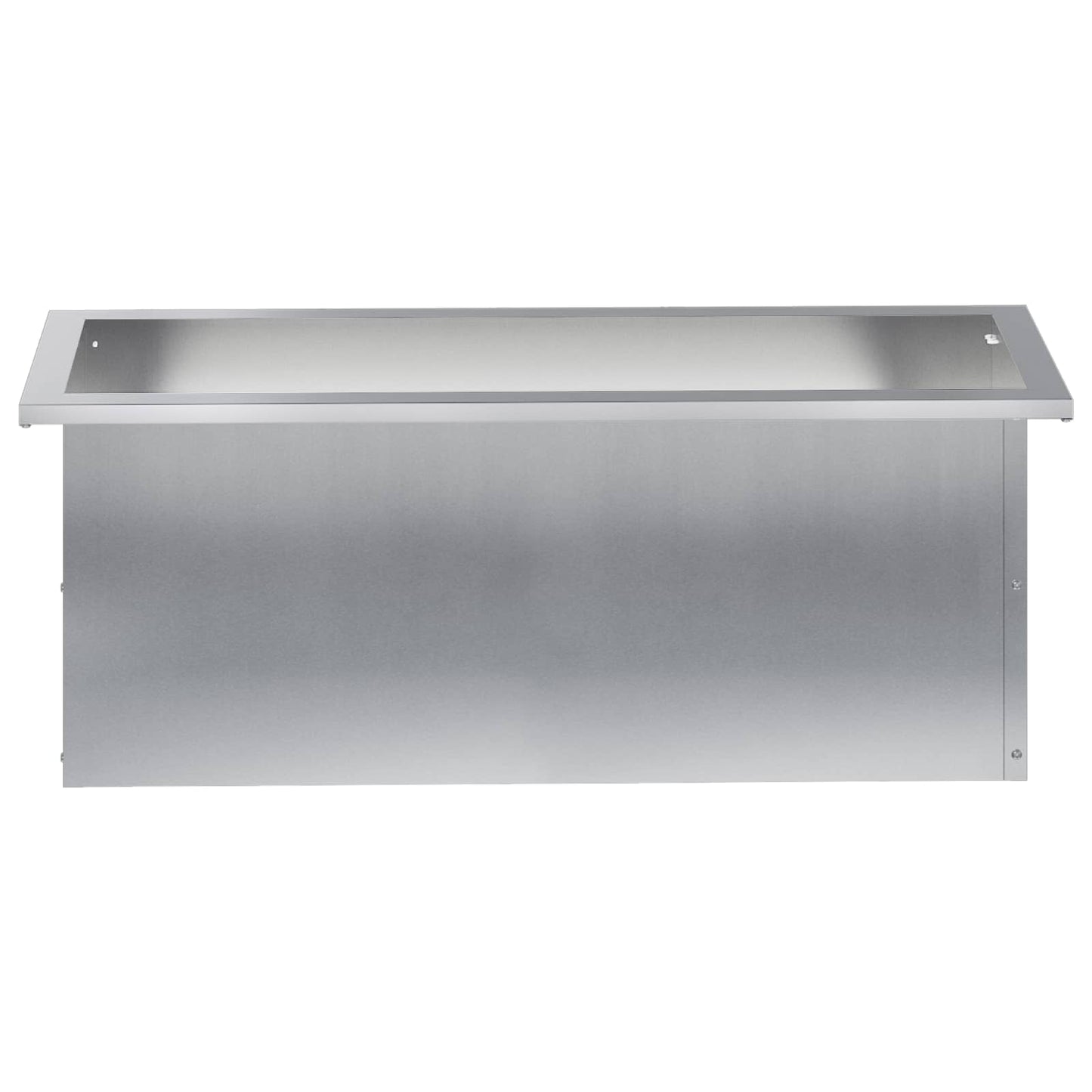 Led-es kerti virágláda Ezüst 30 x 80 x 30 cm Horganyzott Acél