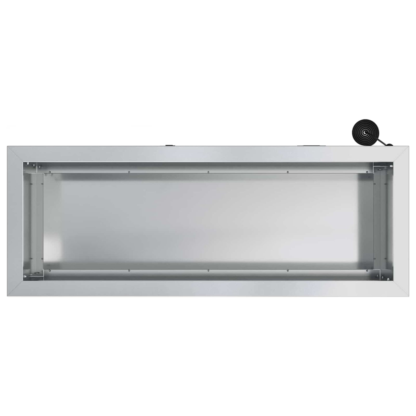 Led-es kerti virágláda Ezüst 30 x 80 x 30 cm Horganyzott Acél