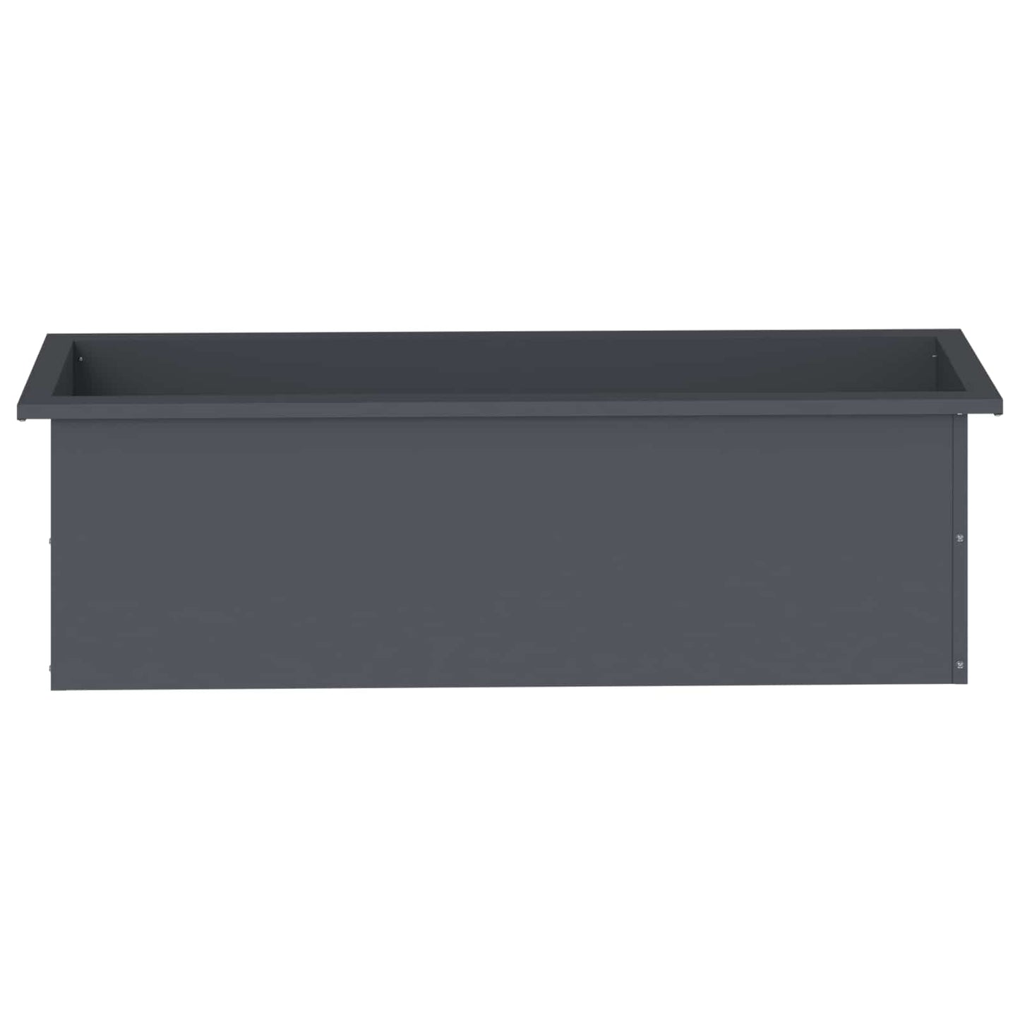 Led-es kerti virágláda Antracit 30 x 100 x 30 cm Acél