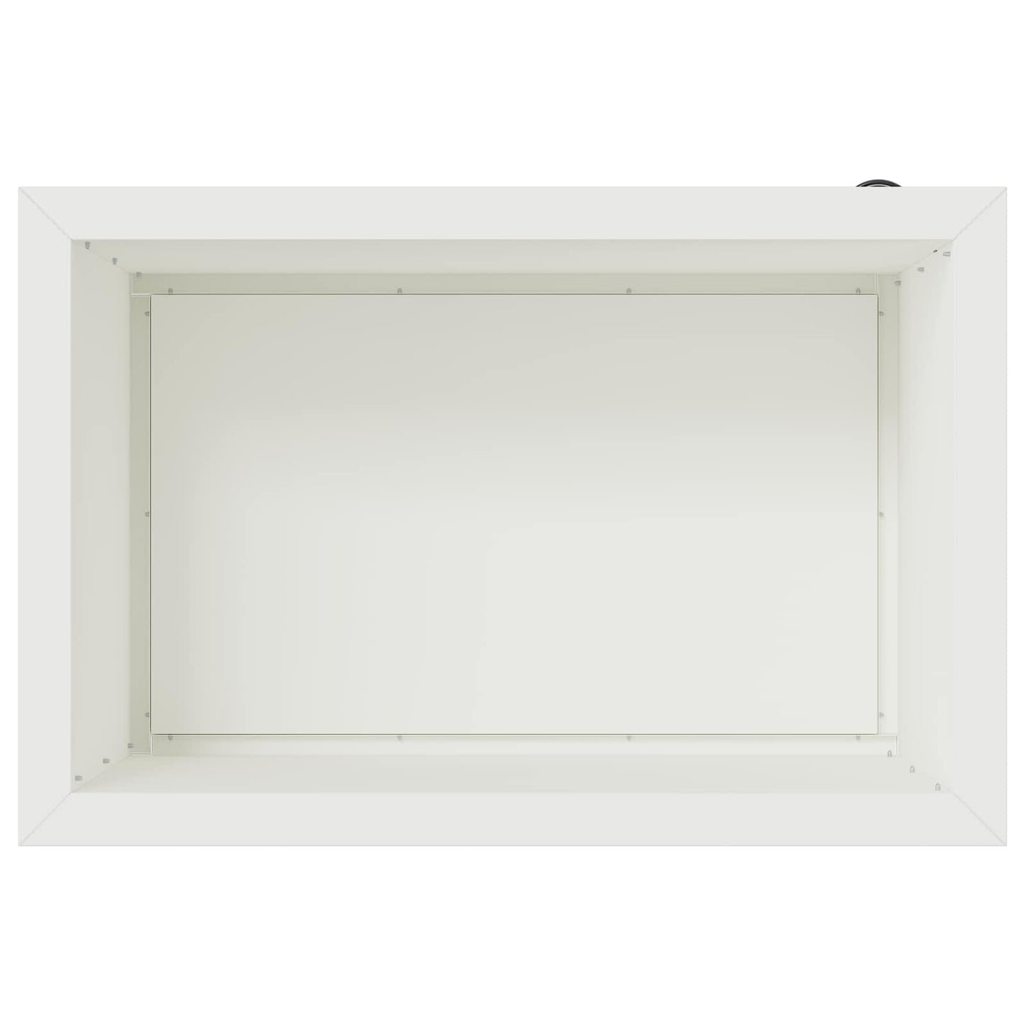 Led-es kerti virágláda Fehér 40 x 60 x 40 cm Acél