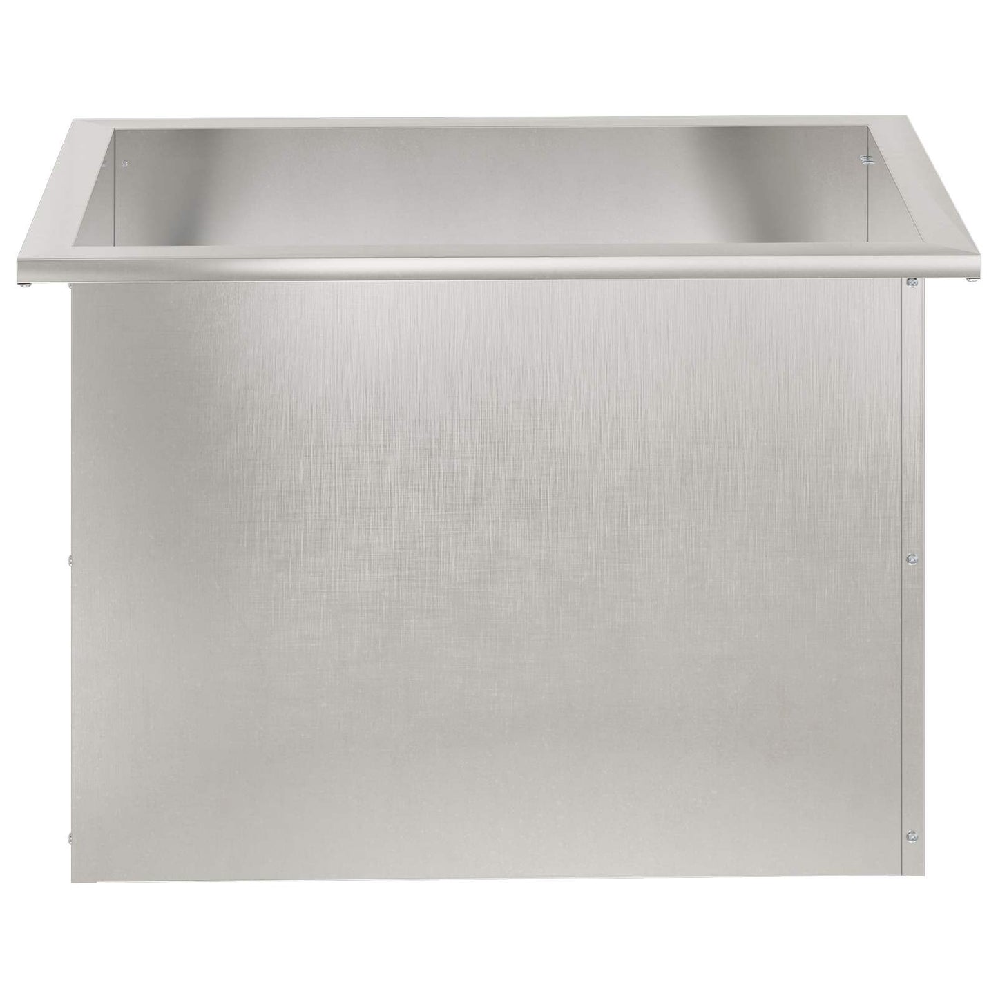 Led-es kerti virágláda Ezüst 40 x 60 x 40 cm Rozsdamentes Acél