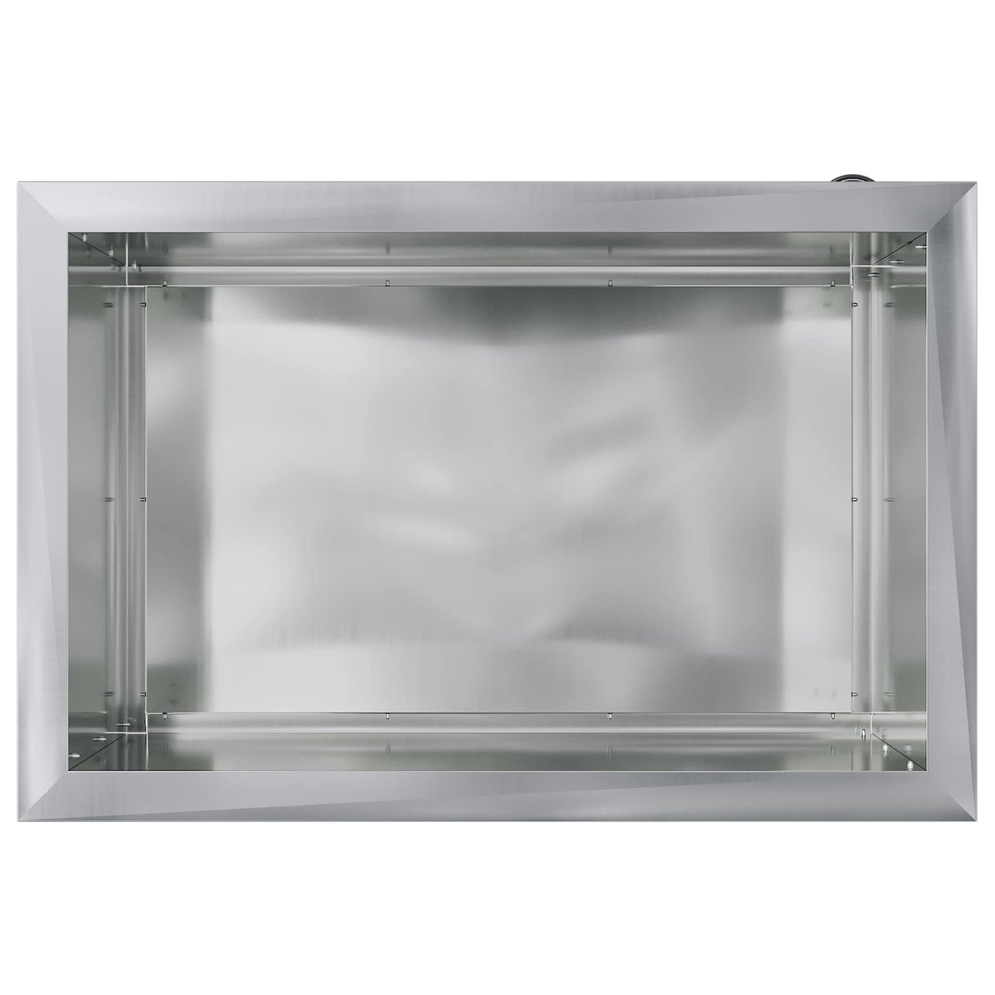 Led-es kerti virágláda Ezüst 40 x 60 x 40 cm Horganyzott Acél