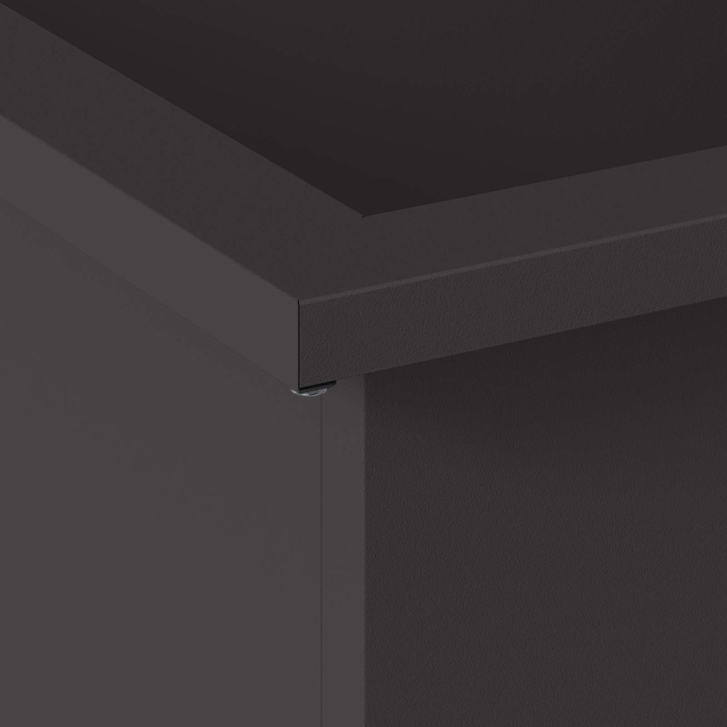 Led-es kerti virágláda 2 db Fekete 40 x 80 x 40 cm Acél