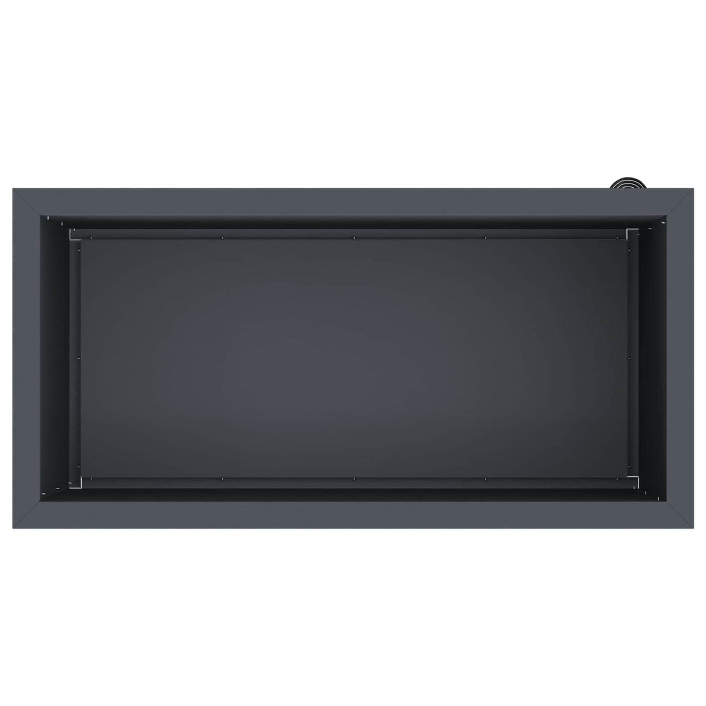Led-es kerti virágláda Antracit 40 x 80 x 40 cm Acél
