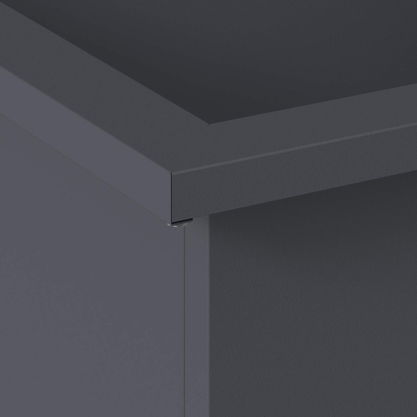 Led-es kerti virágláda 2 db Antracit 40 x 80 x 40 cm Acél