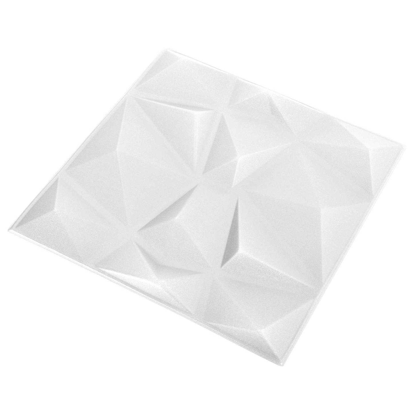 Fali panelek 24 db 50 x 50 cm Gyémánt Fehér XPS Hab